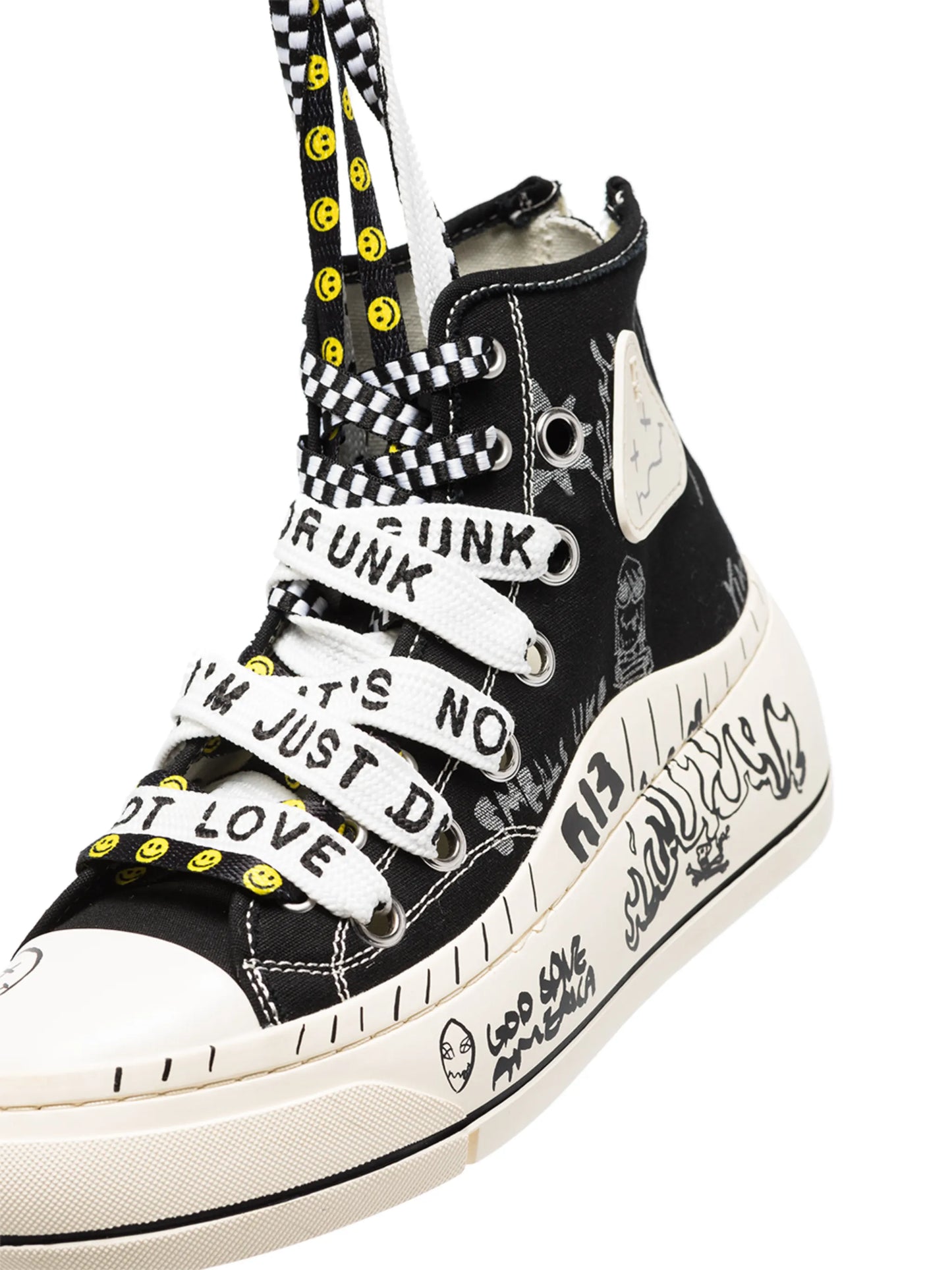 Double Grommet Kurt flatform sneakers