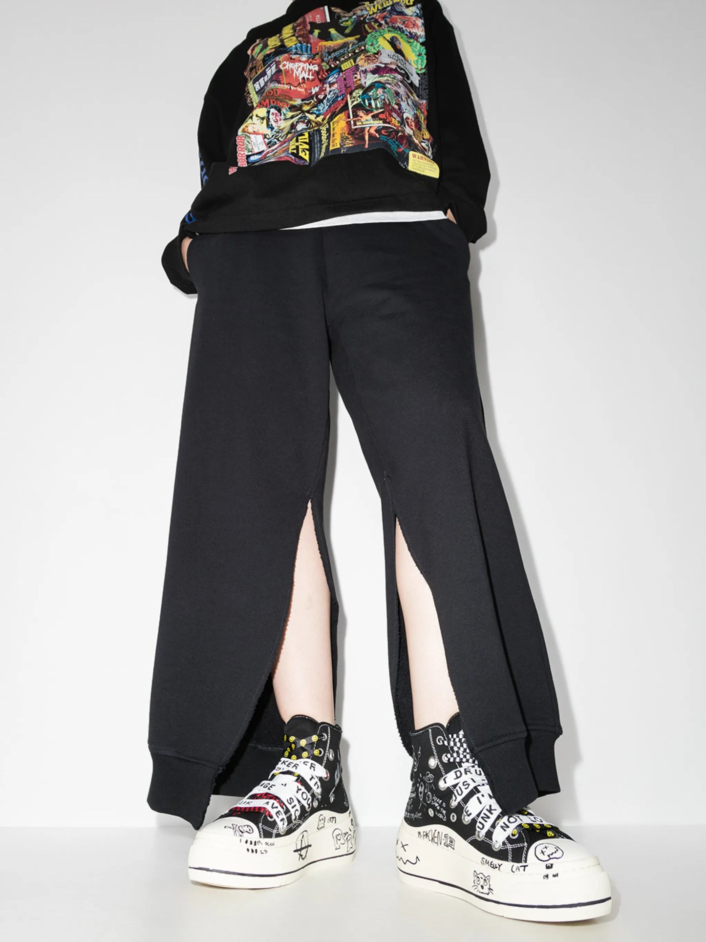 Double Grommet Kurt flatform sneakers