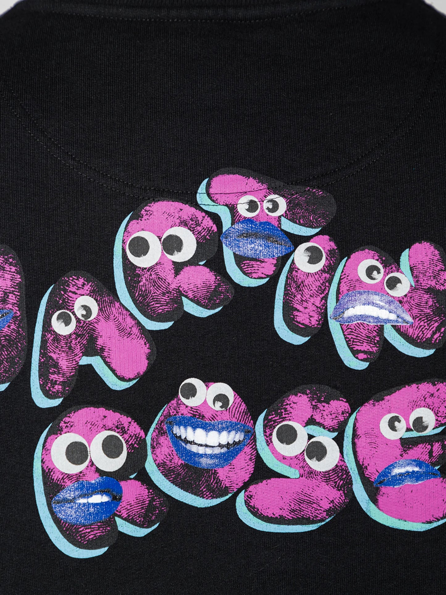 logo print crew neck sweatshirt