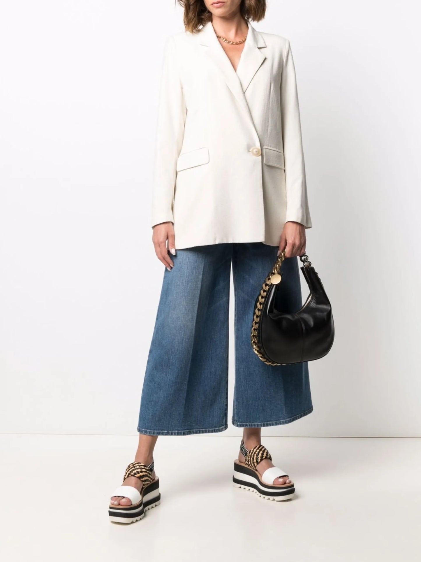chain strap tote bag