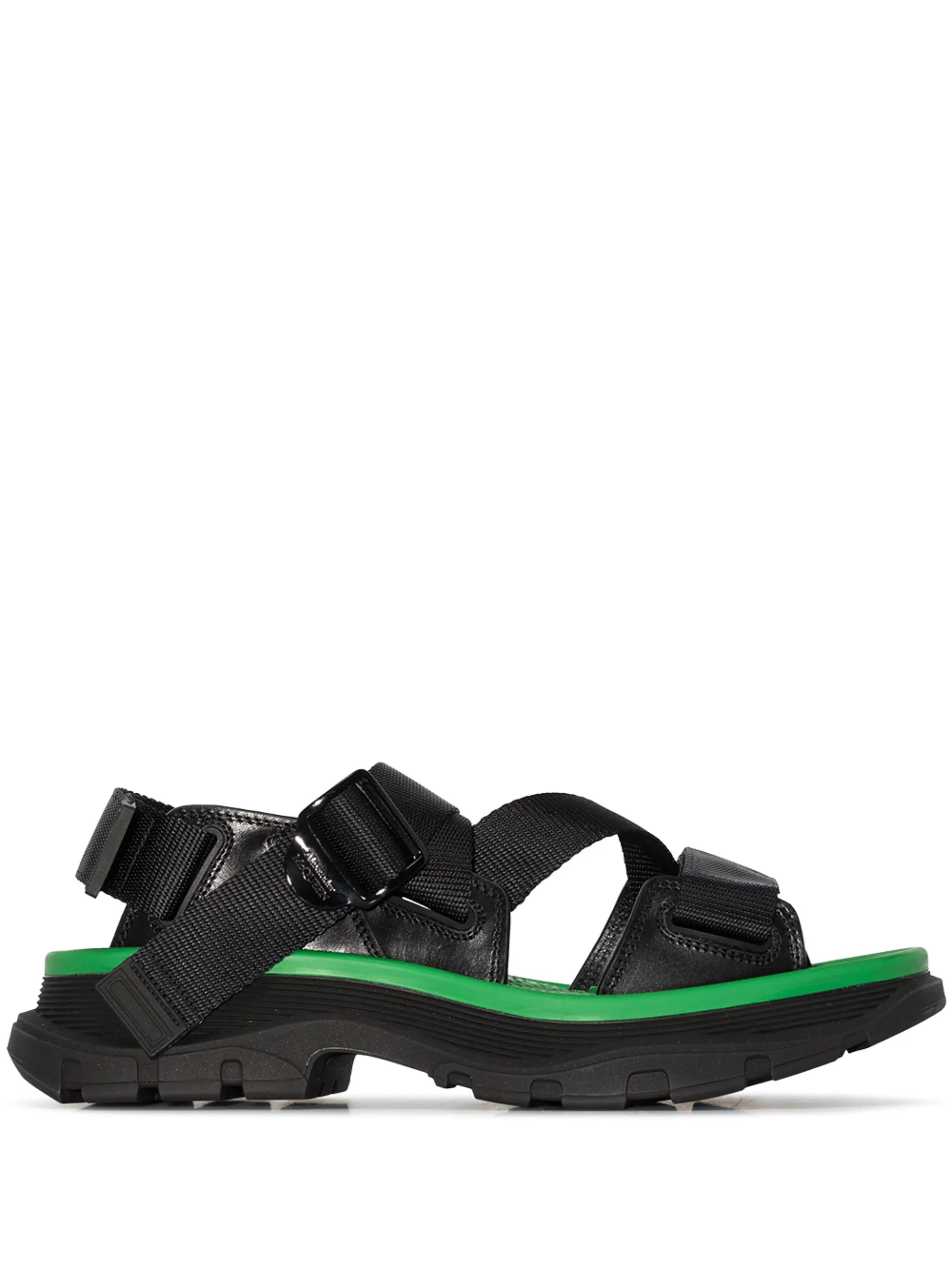 chunky sole trekking sandals