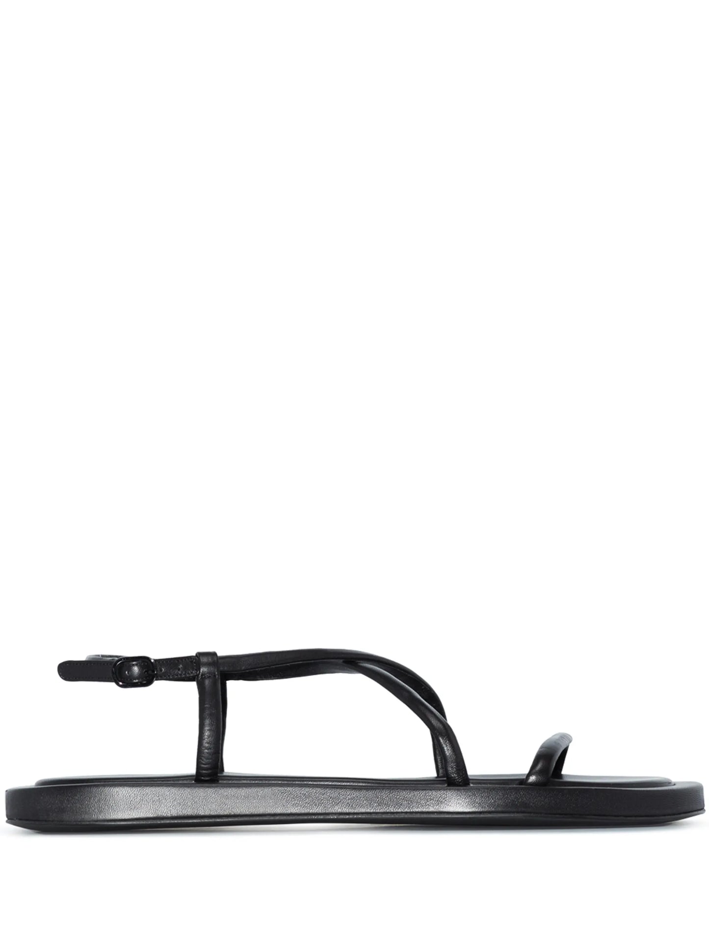 crossover strap open-toe flat sandals