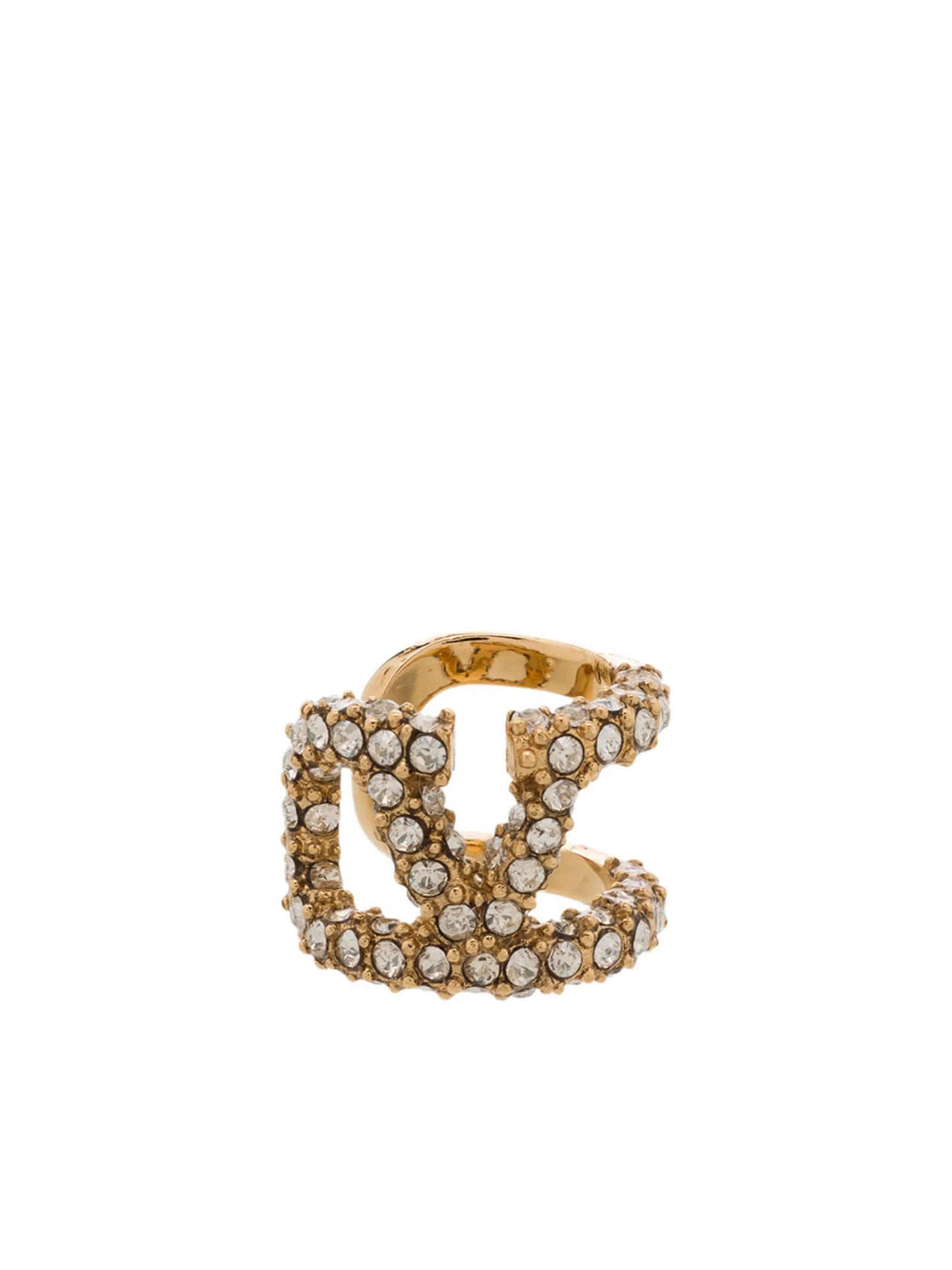 crystal-embellished VLogo Signature ear cuff