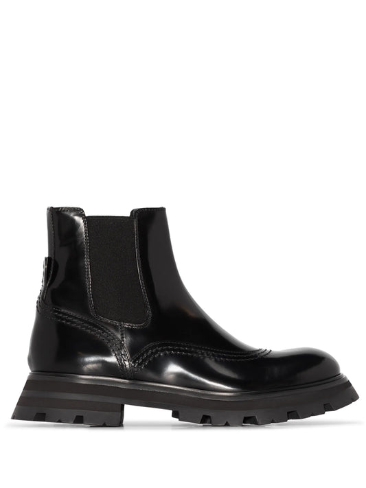 chunky-sole Chelsea boots