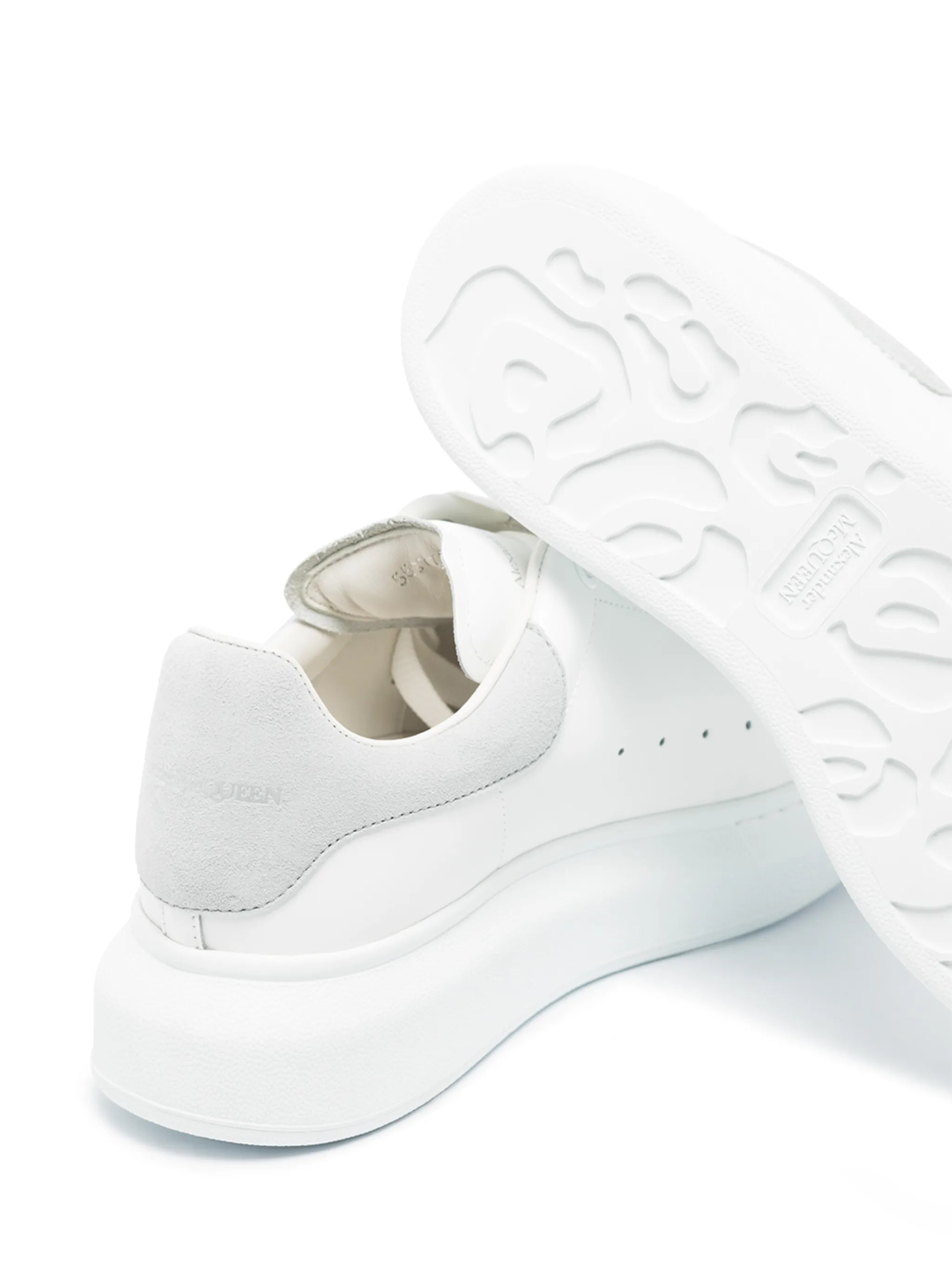 Oversized lace-up sneakers