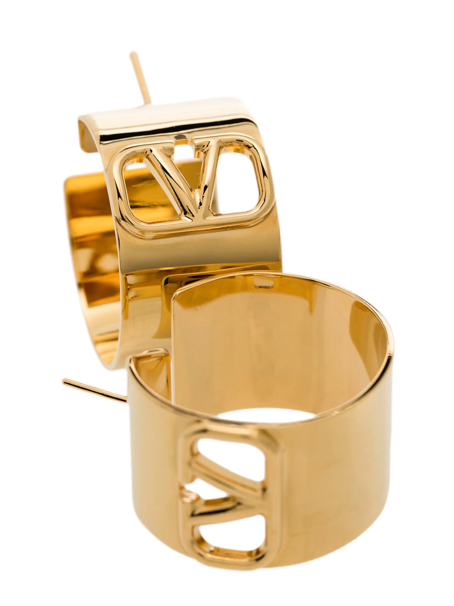 VLogo Signature hoop earrings