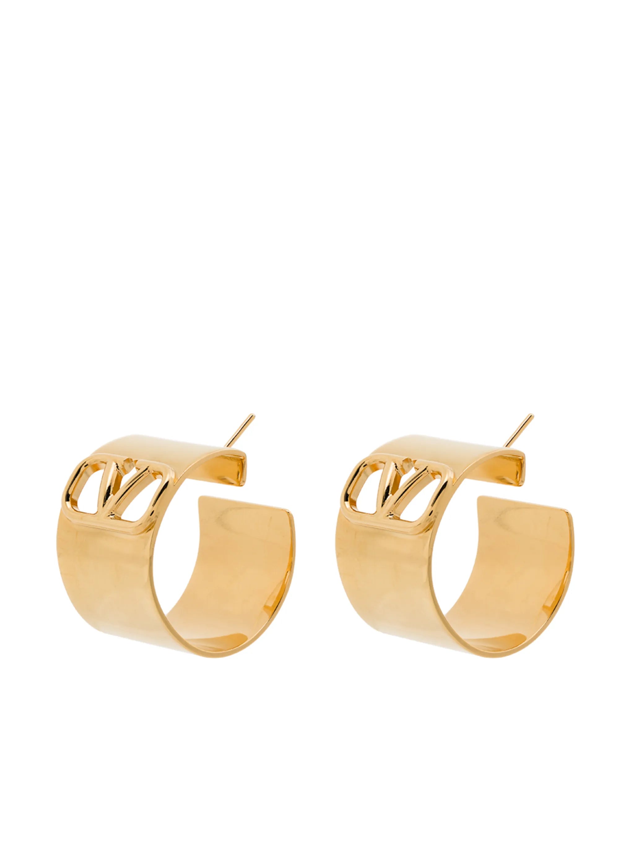 VLogo Signature hoop earrings