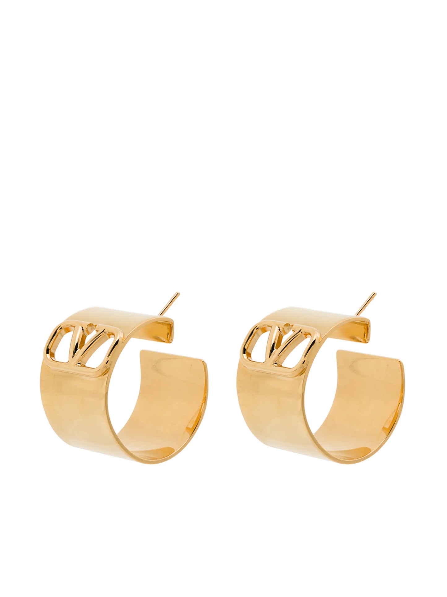 VLogo Signature hoop earrings
