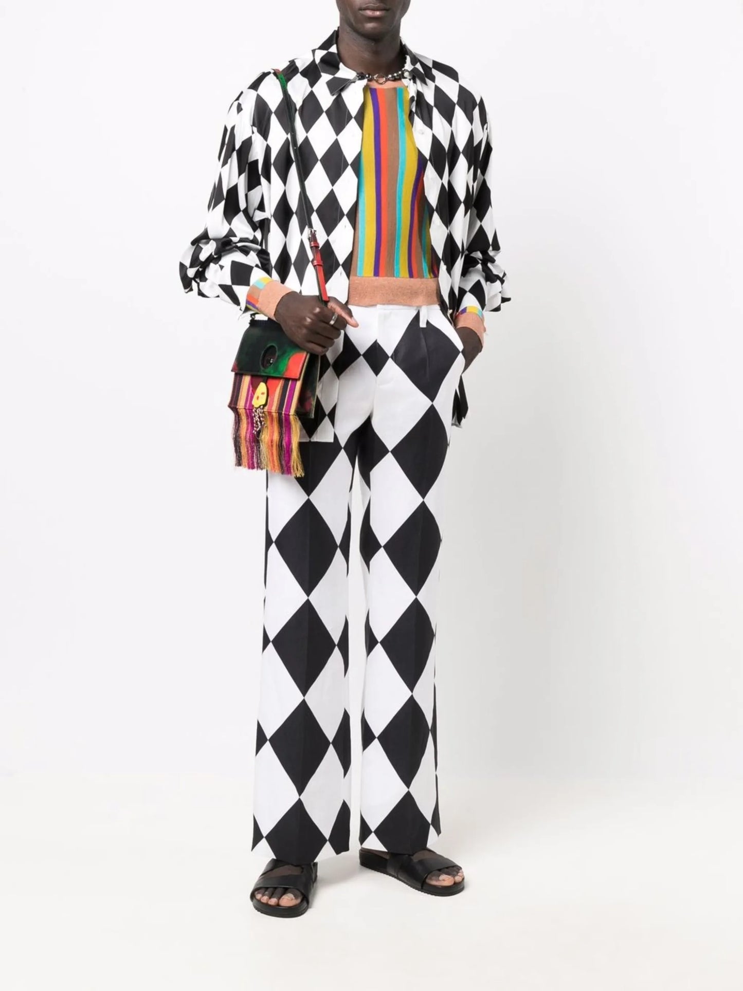 x Kenneth stripe knit jumper