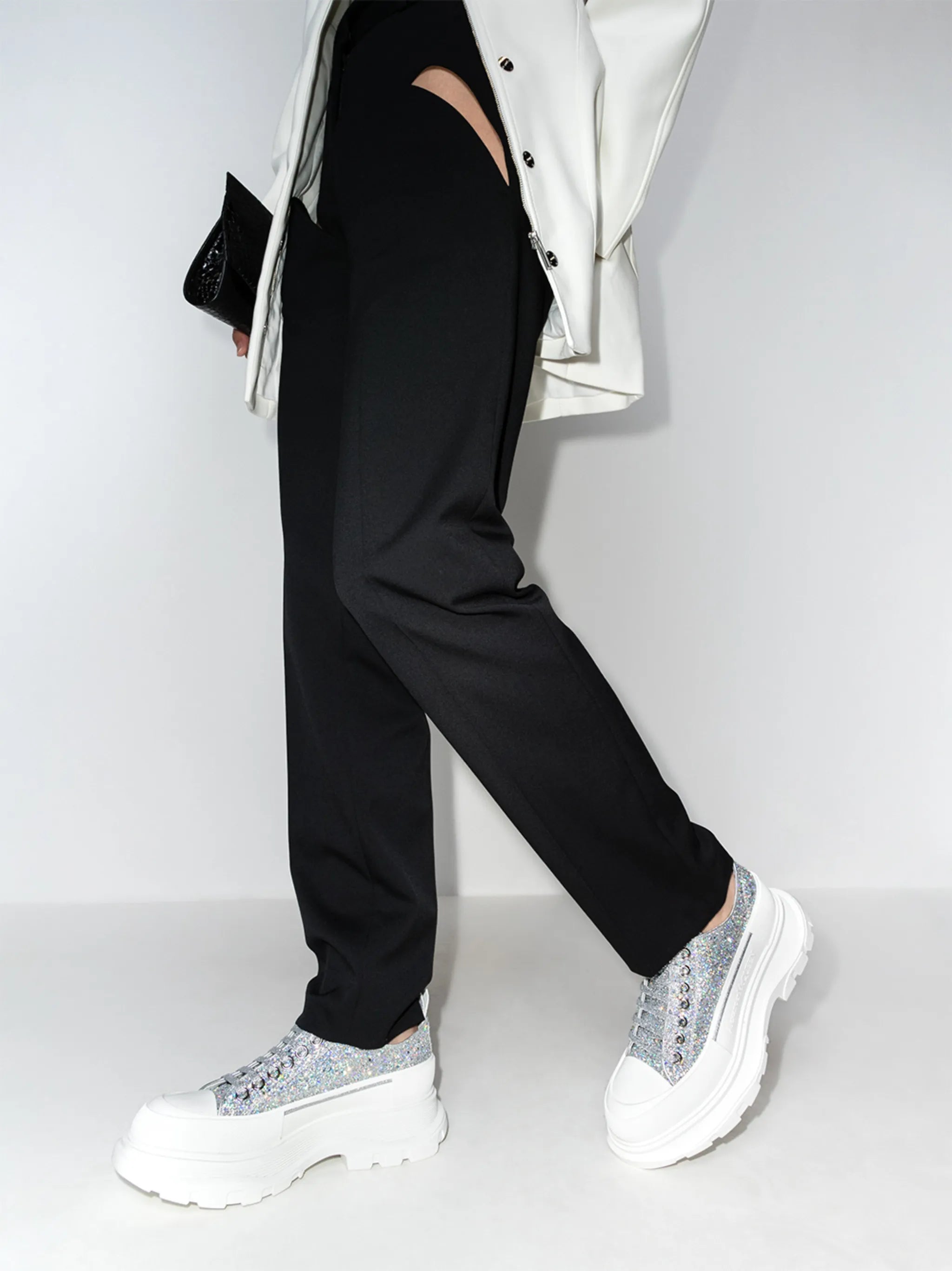 Tread Slick glitter-embellished sneakers