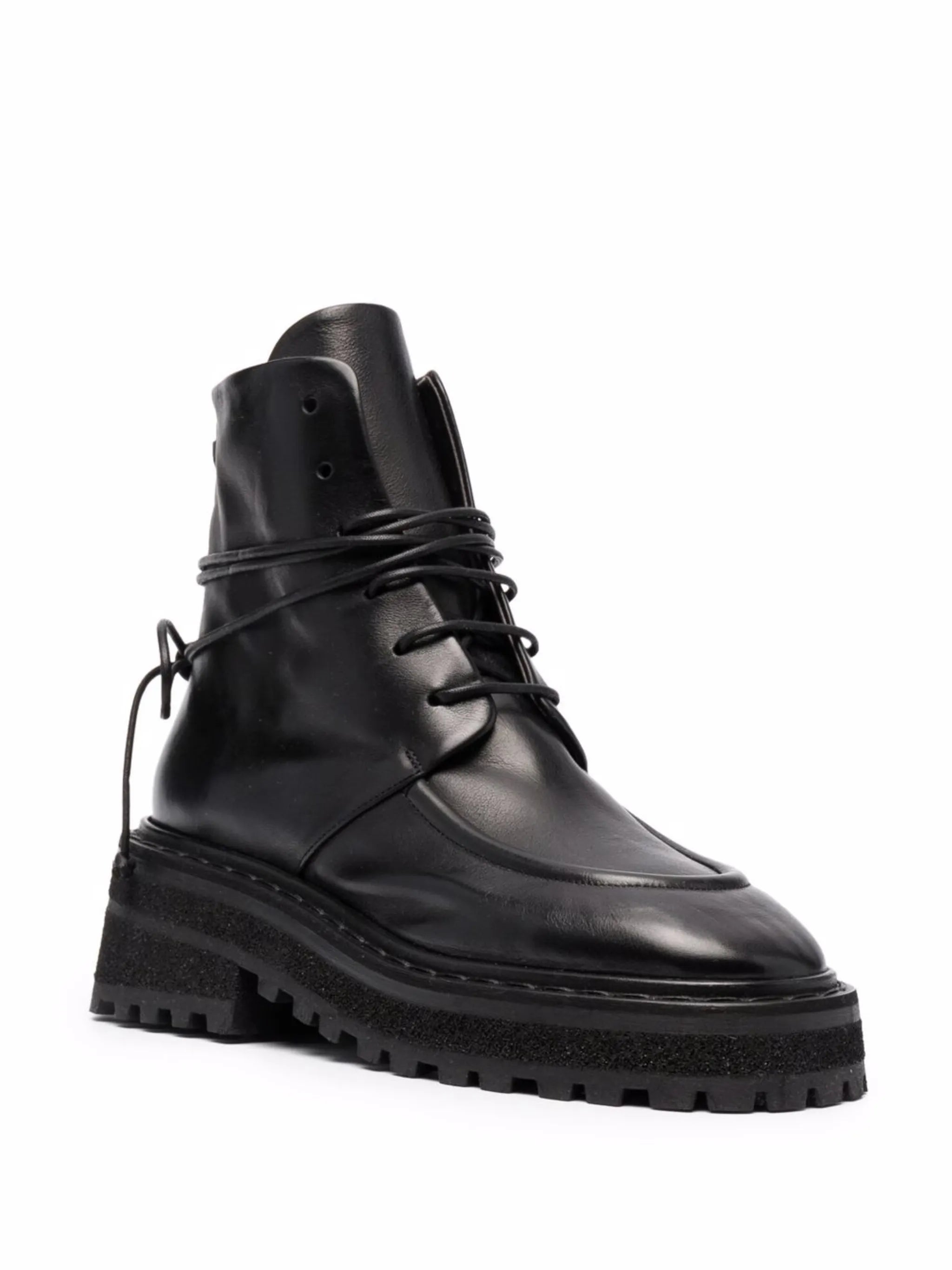 Carro ridged-sole leather boots