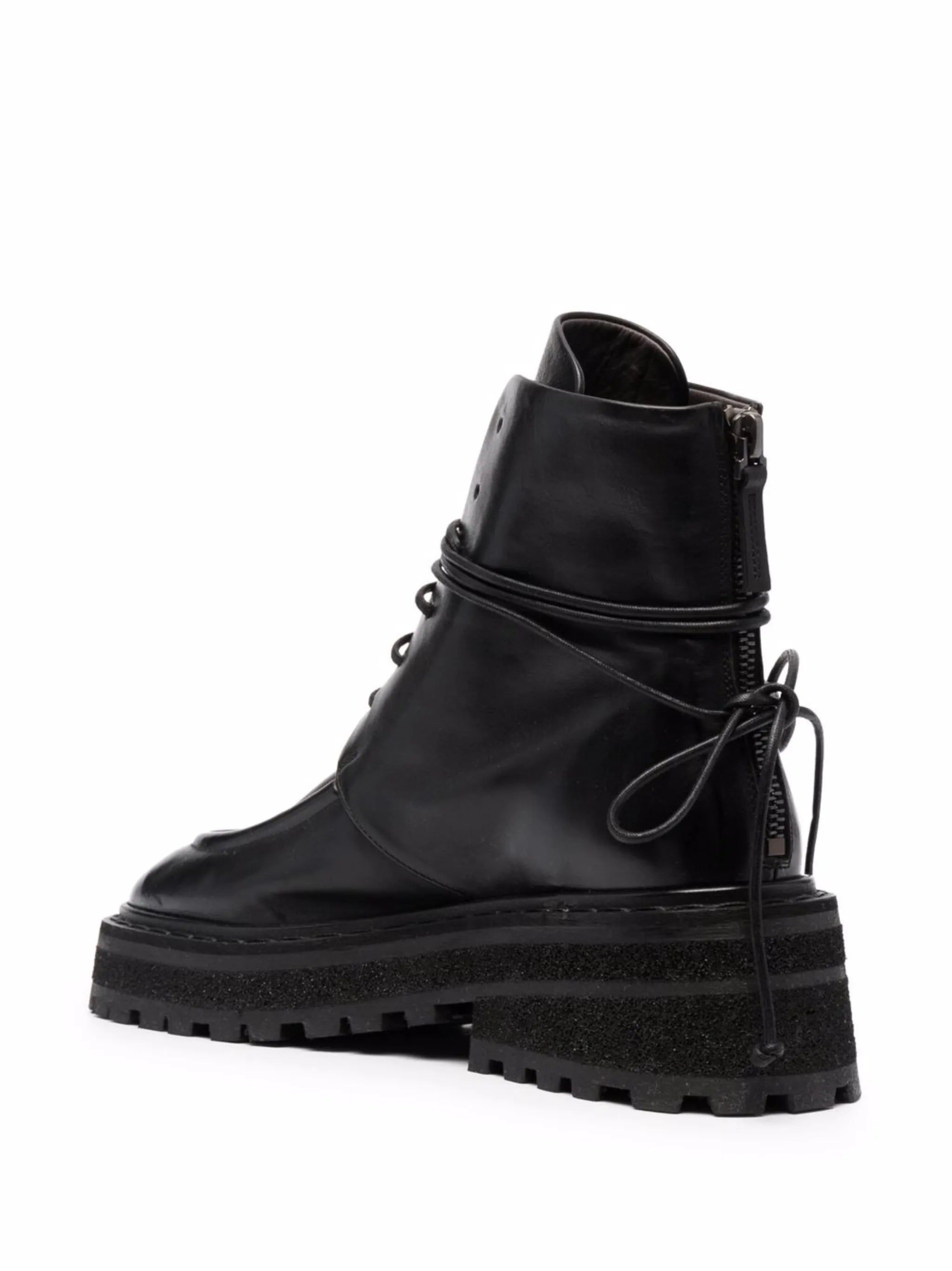 Carro ridged-sole leather boots