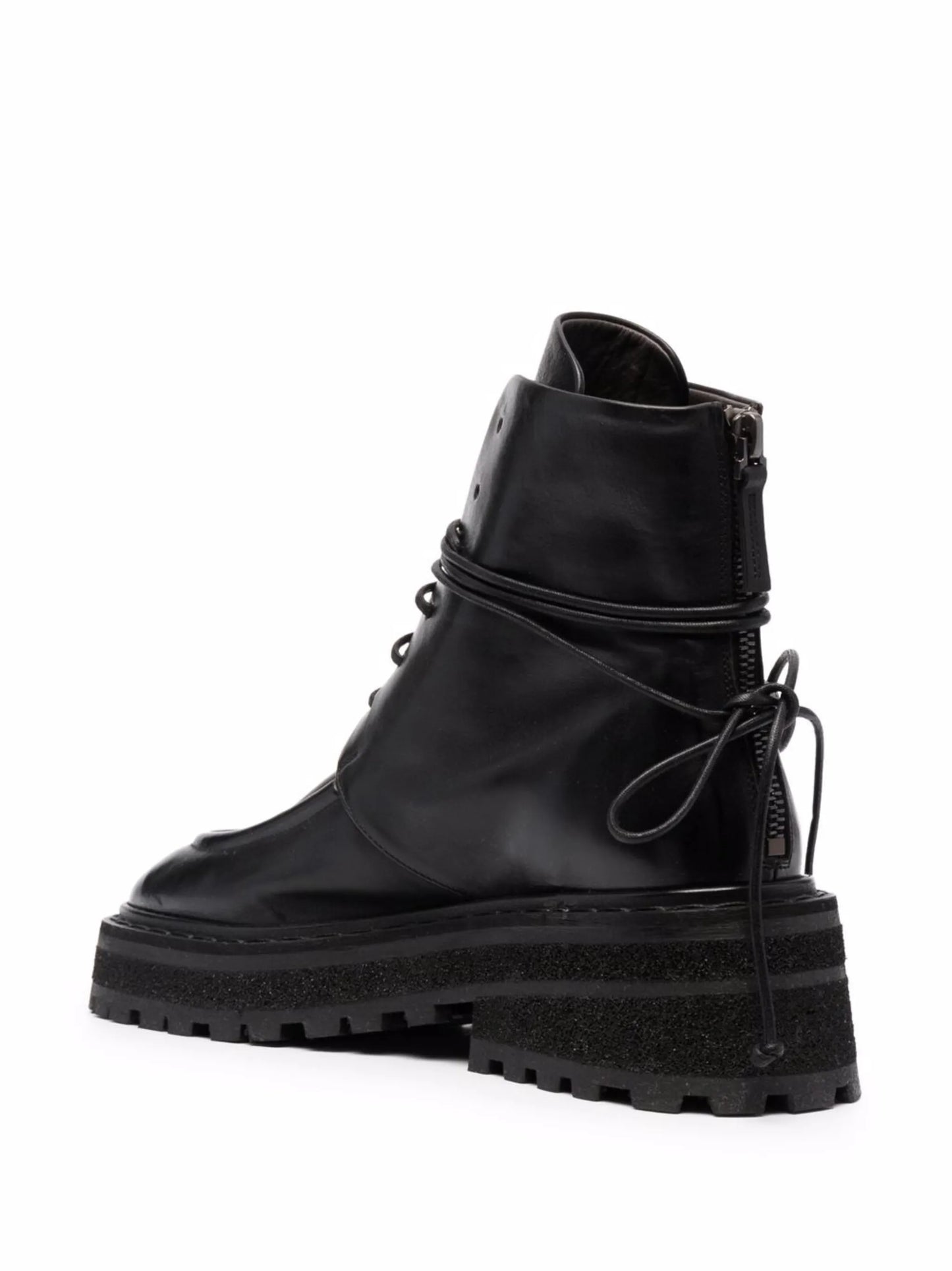 Carro ridged-sole leather boots