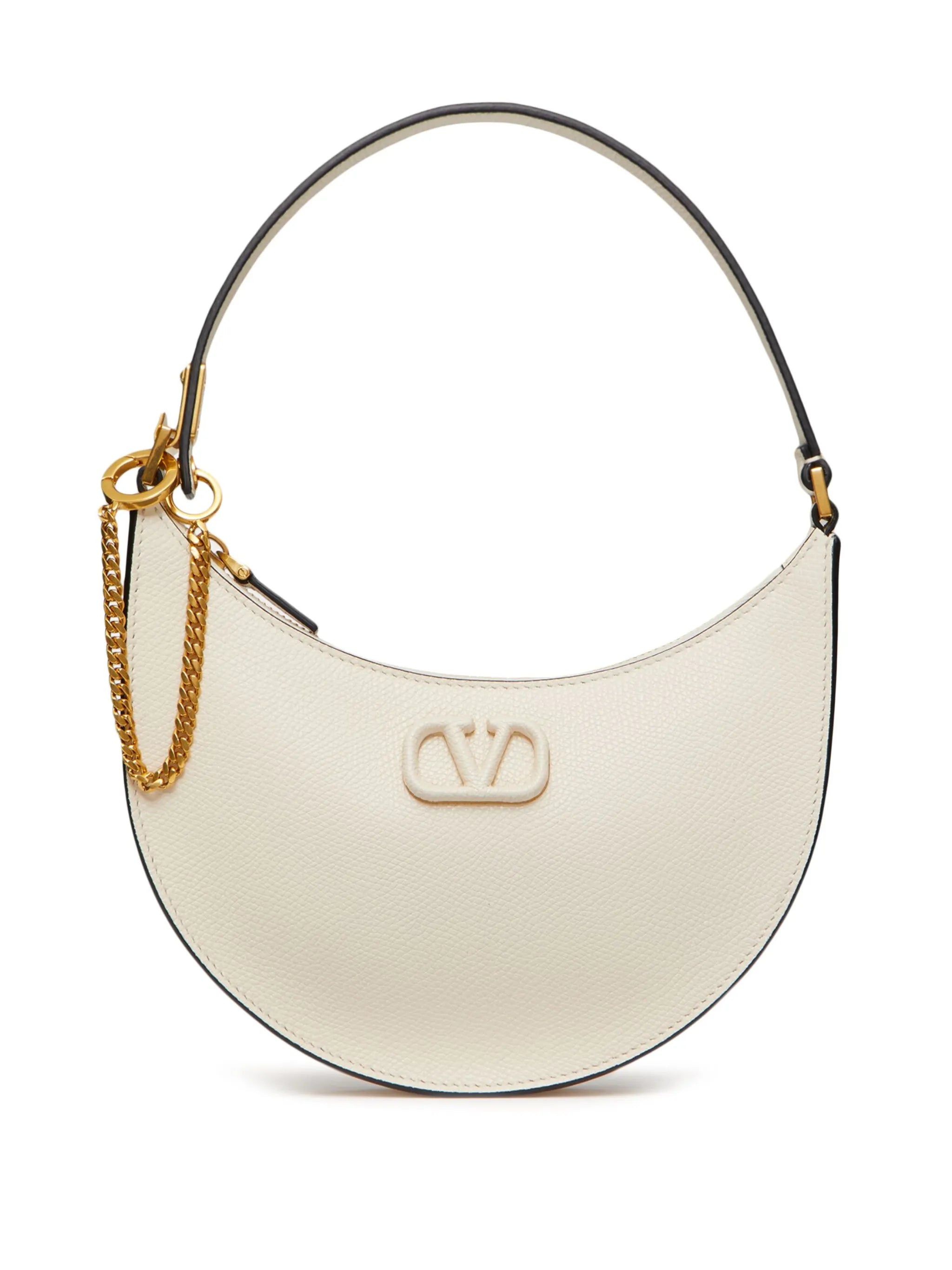 VLogo Signature leather shoulder bag