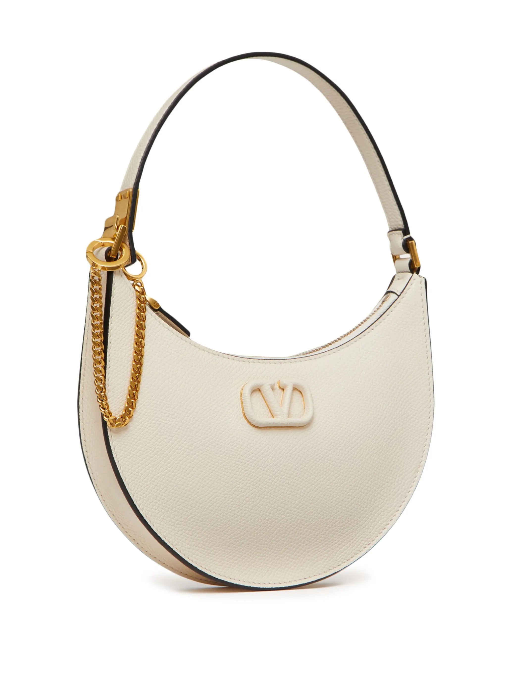 VLogo Signature leather shoulder bag