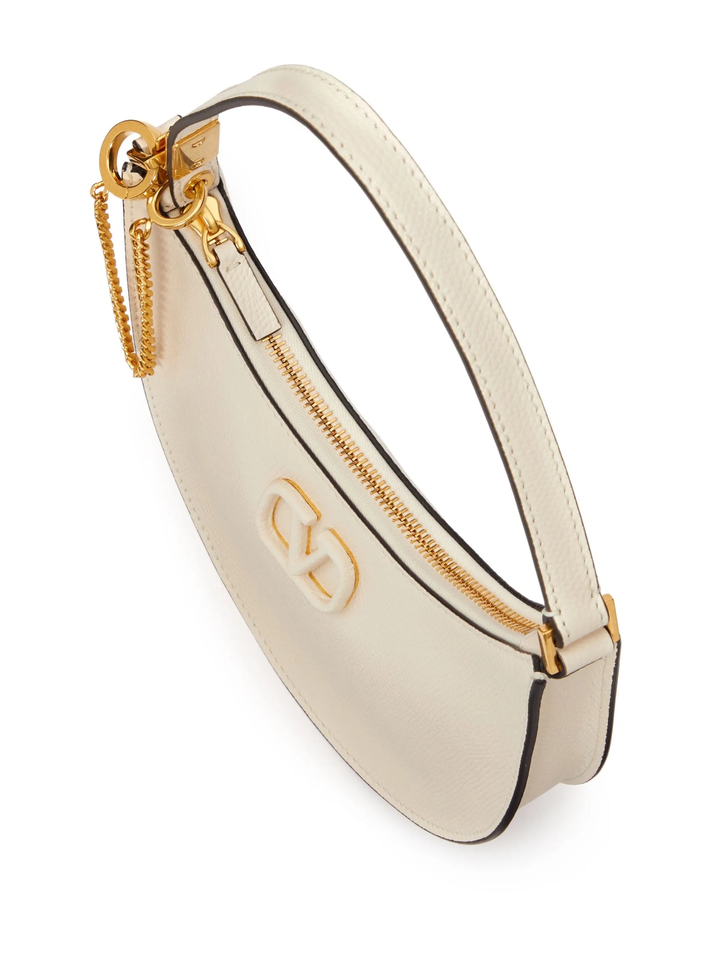 VLogo Signature leather shoulder bag