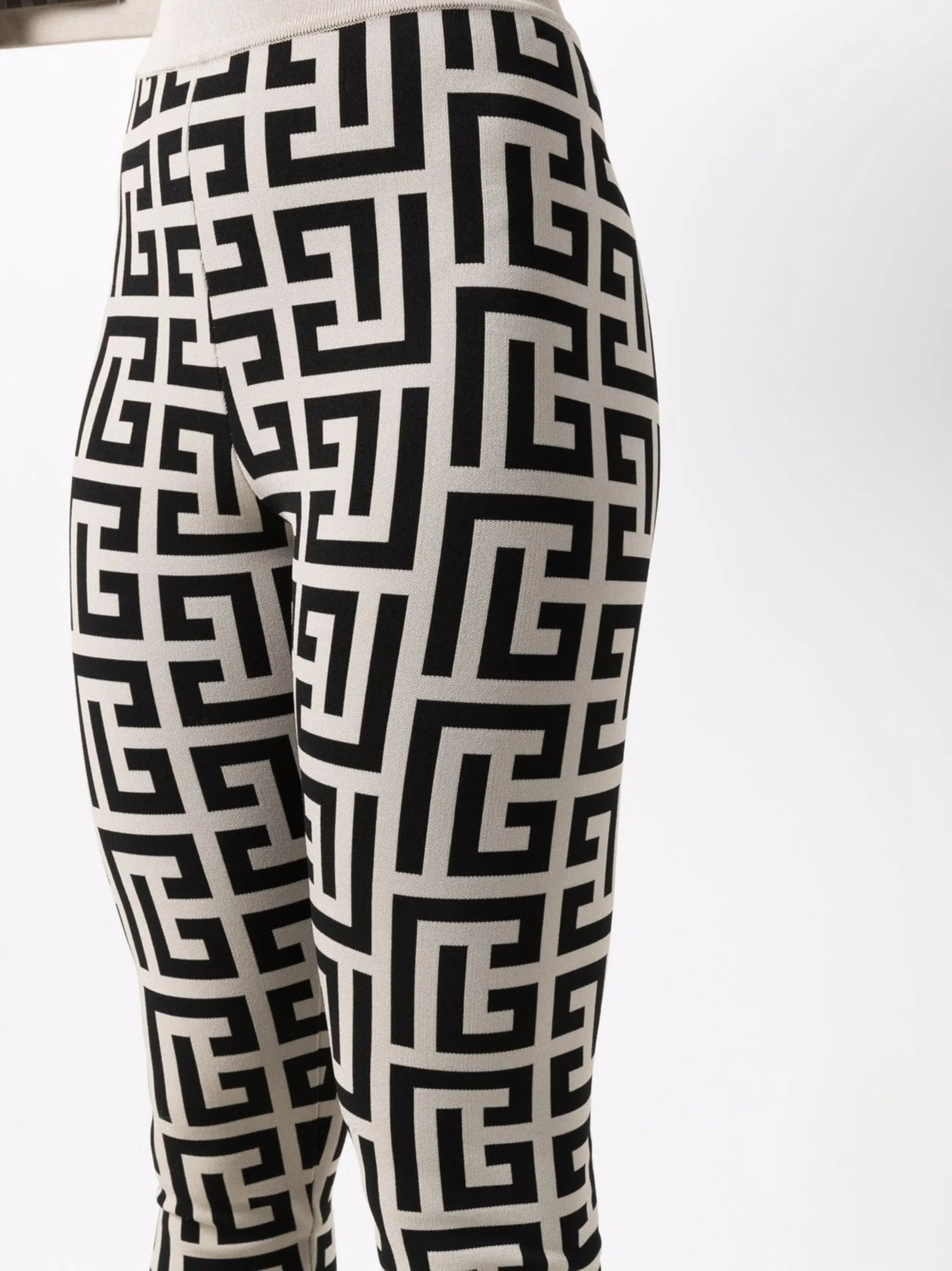 x Rossignol zipped Monogram leggings