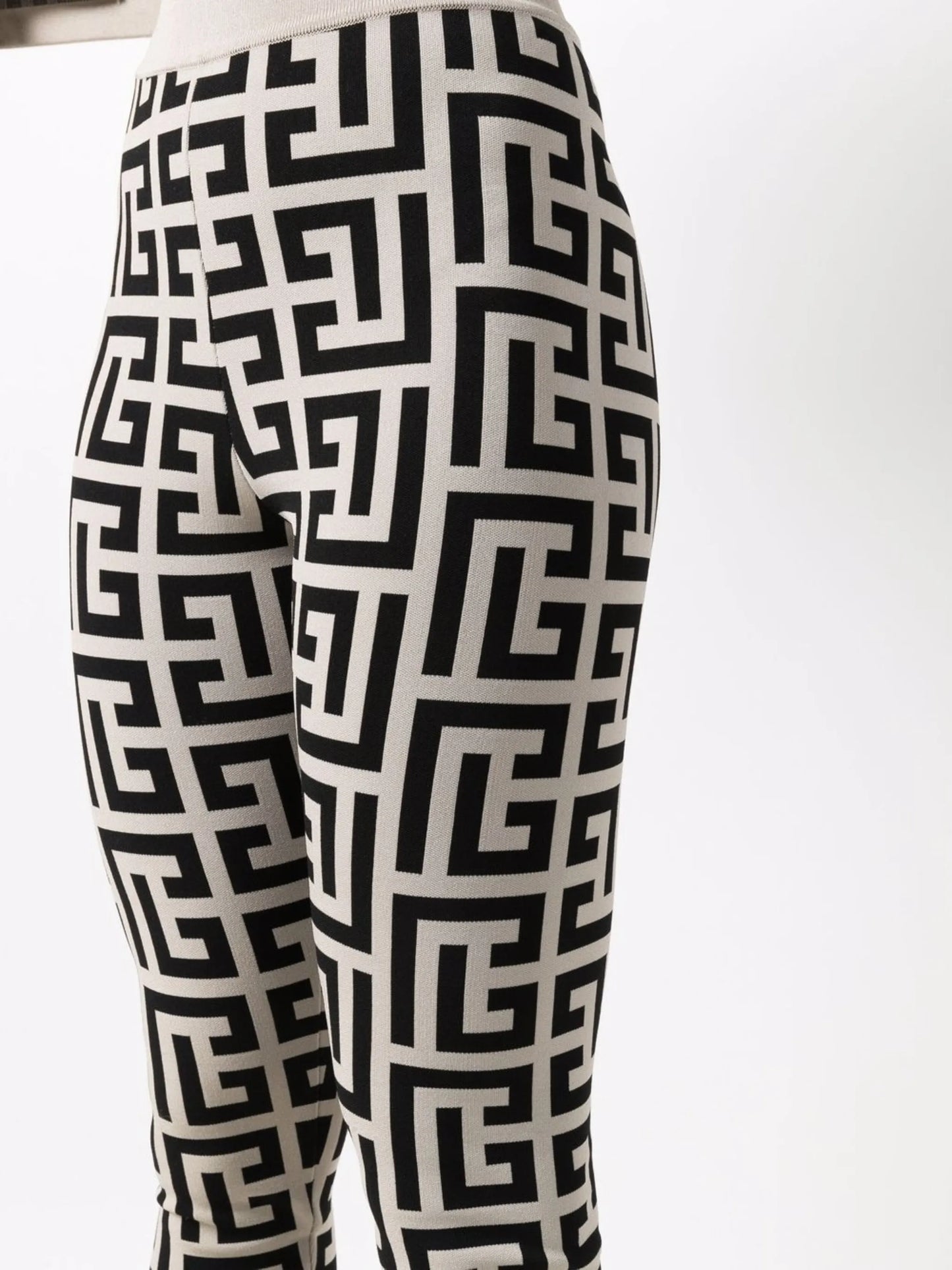 x Rossignol zipped Monogram leggings