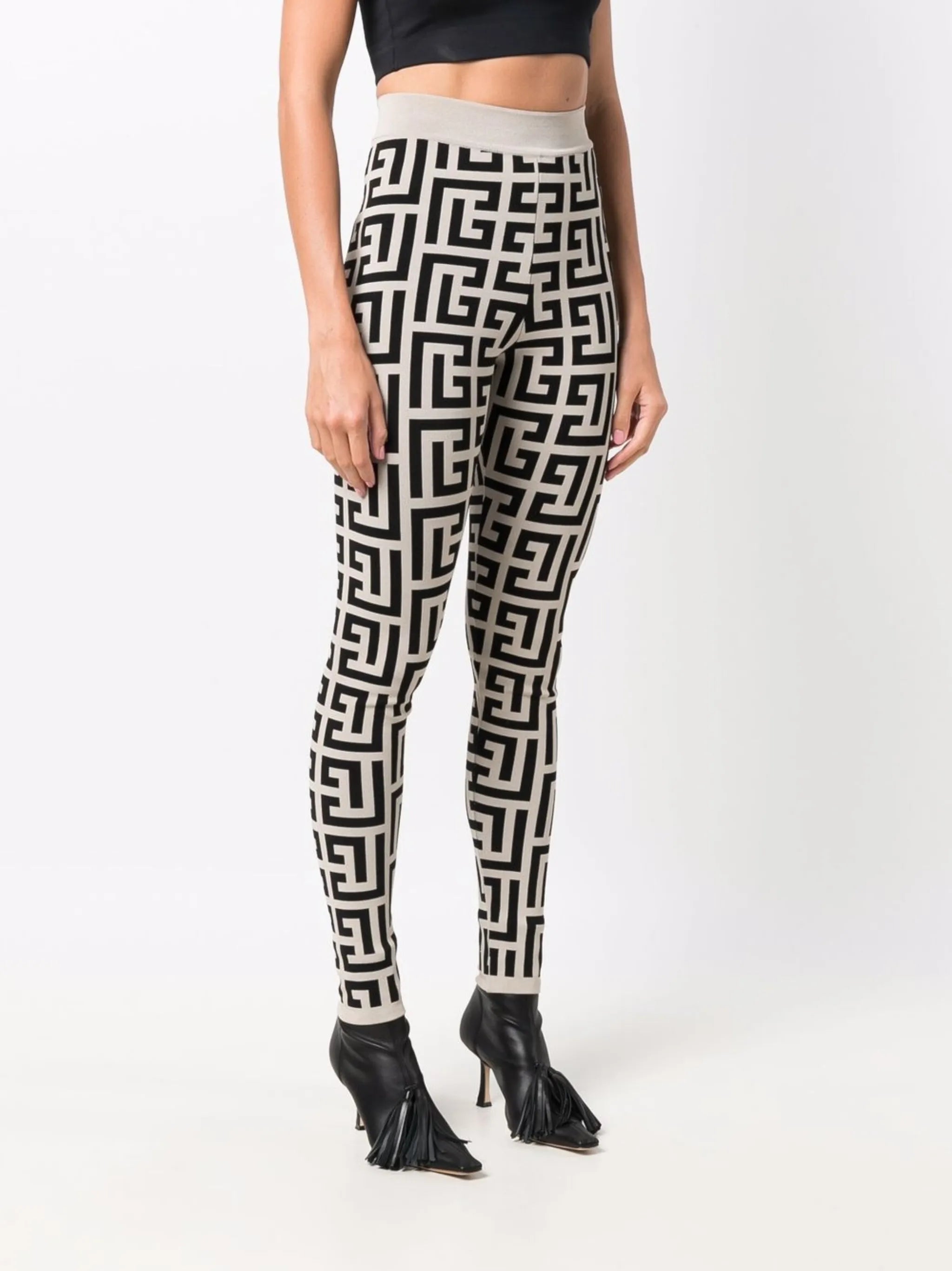 x Rossignol zipped Monogram leggings