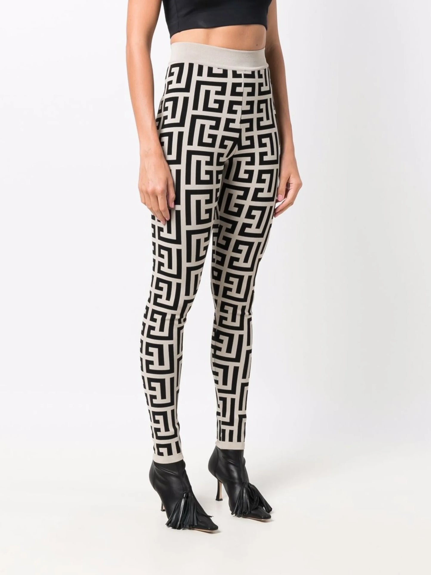 x Rossignol zipped Monogram leggings