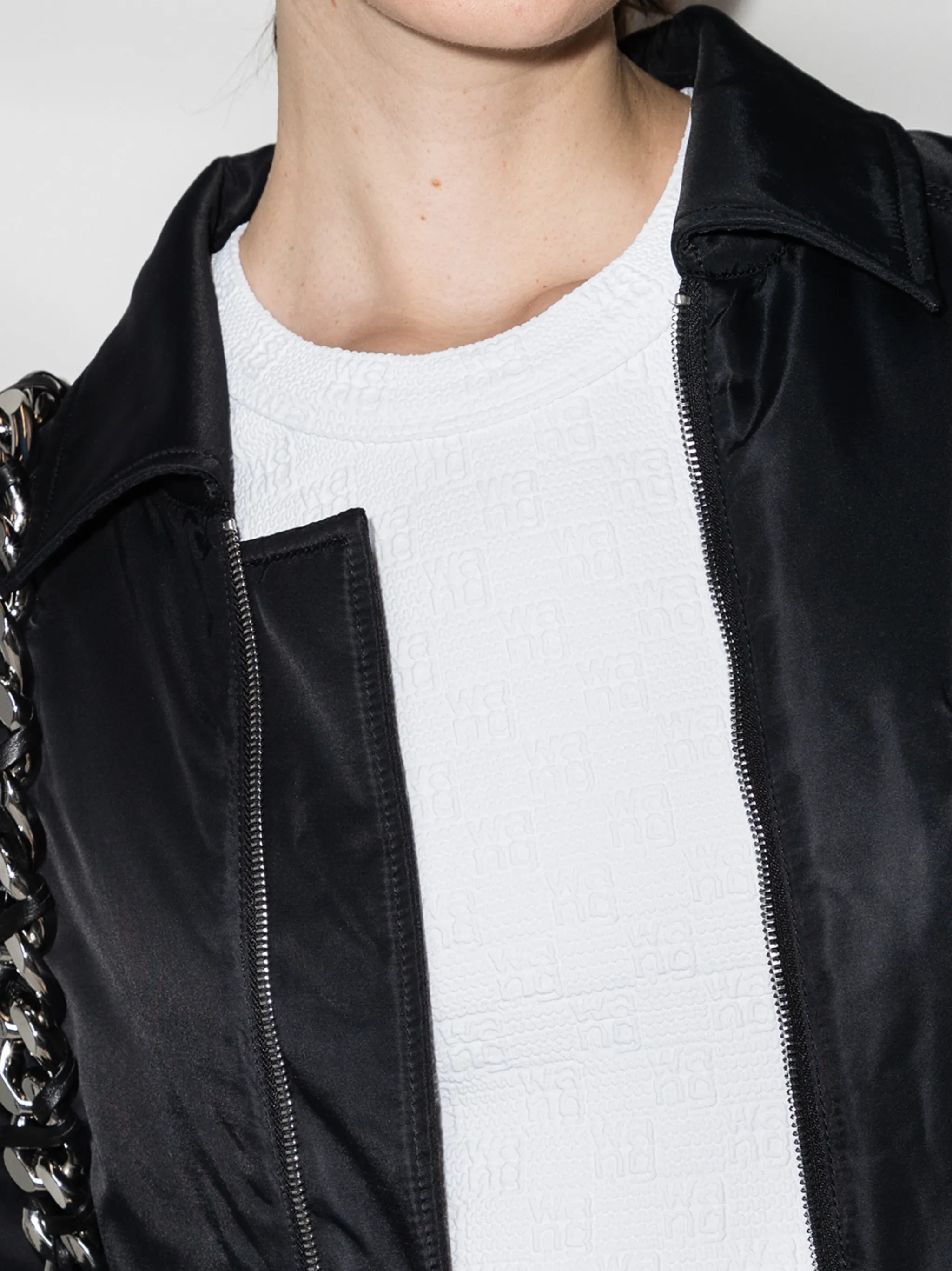 logo-jacquard short-sleeve minidress