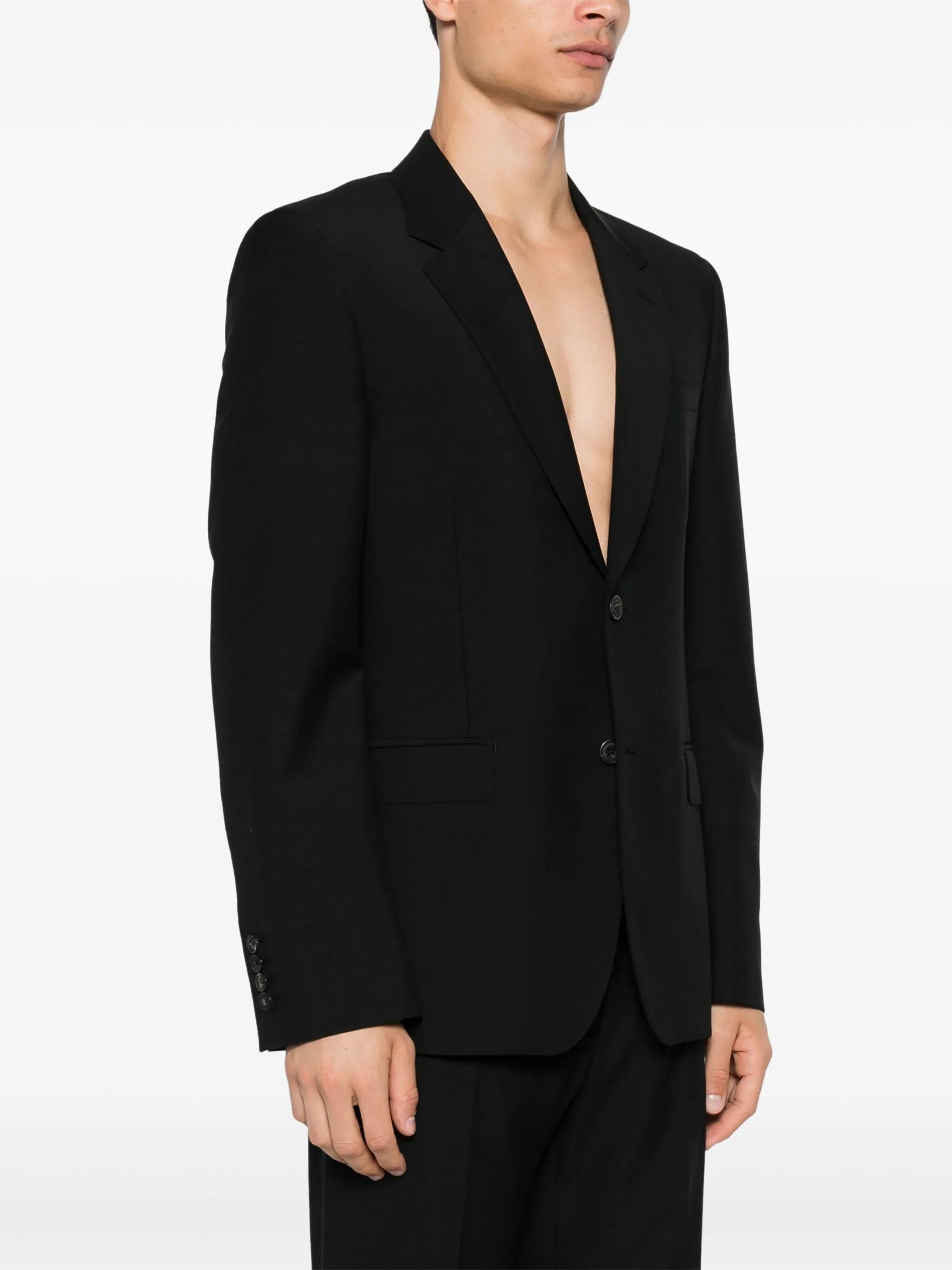 single-breasted suit jacket