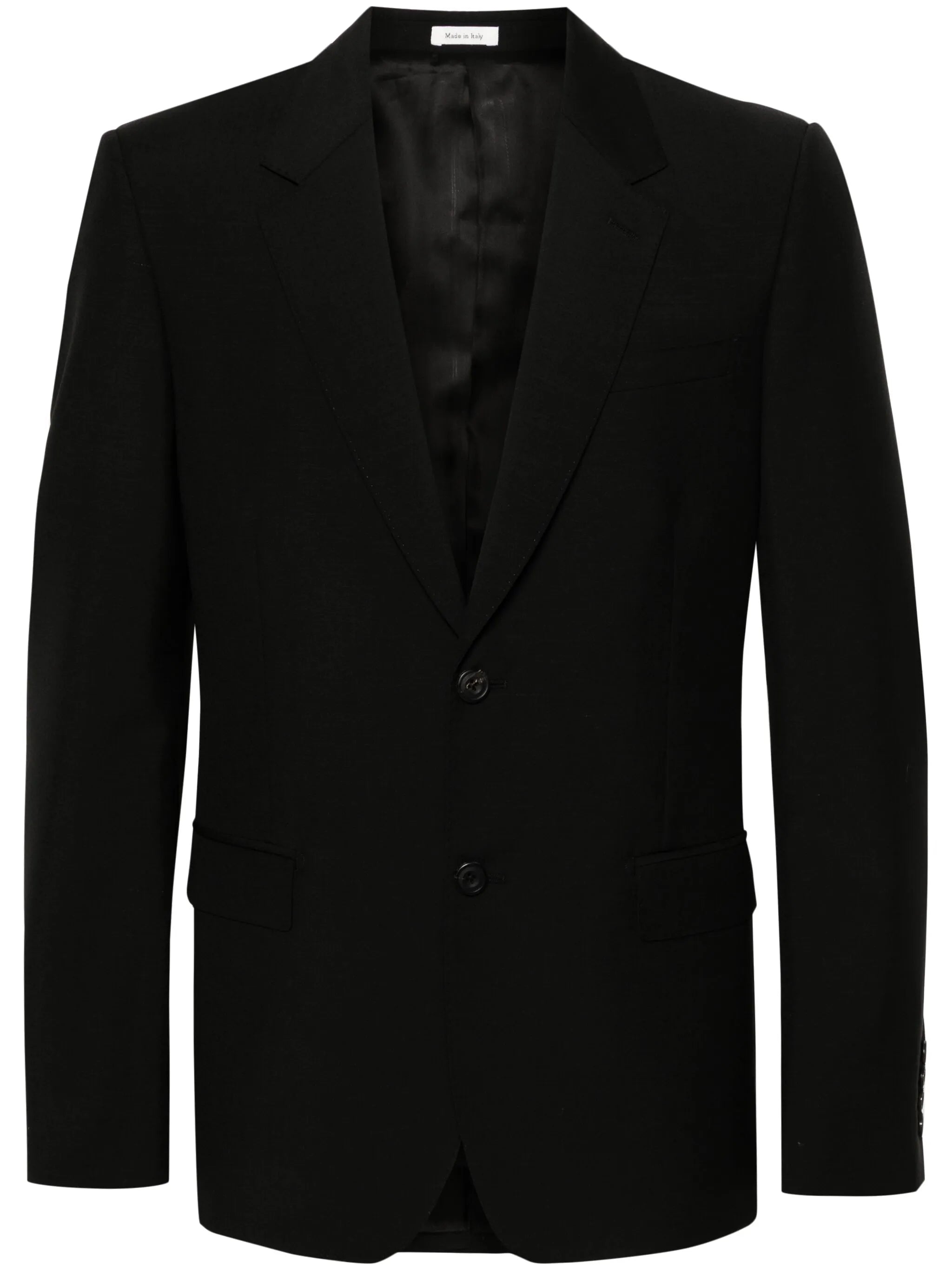 single-breasted suit jacket