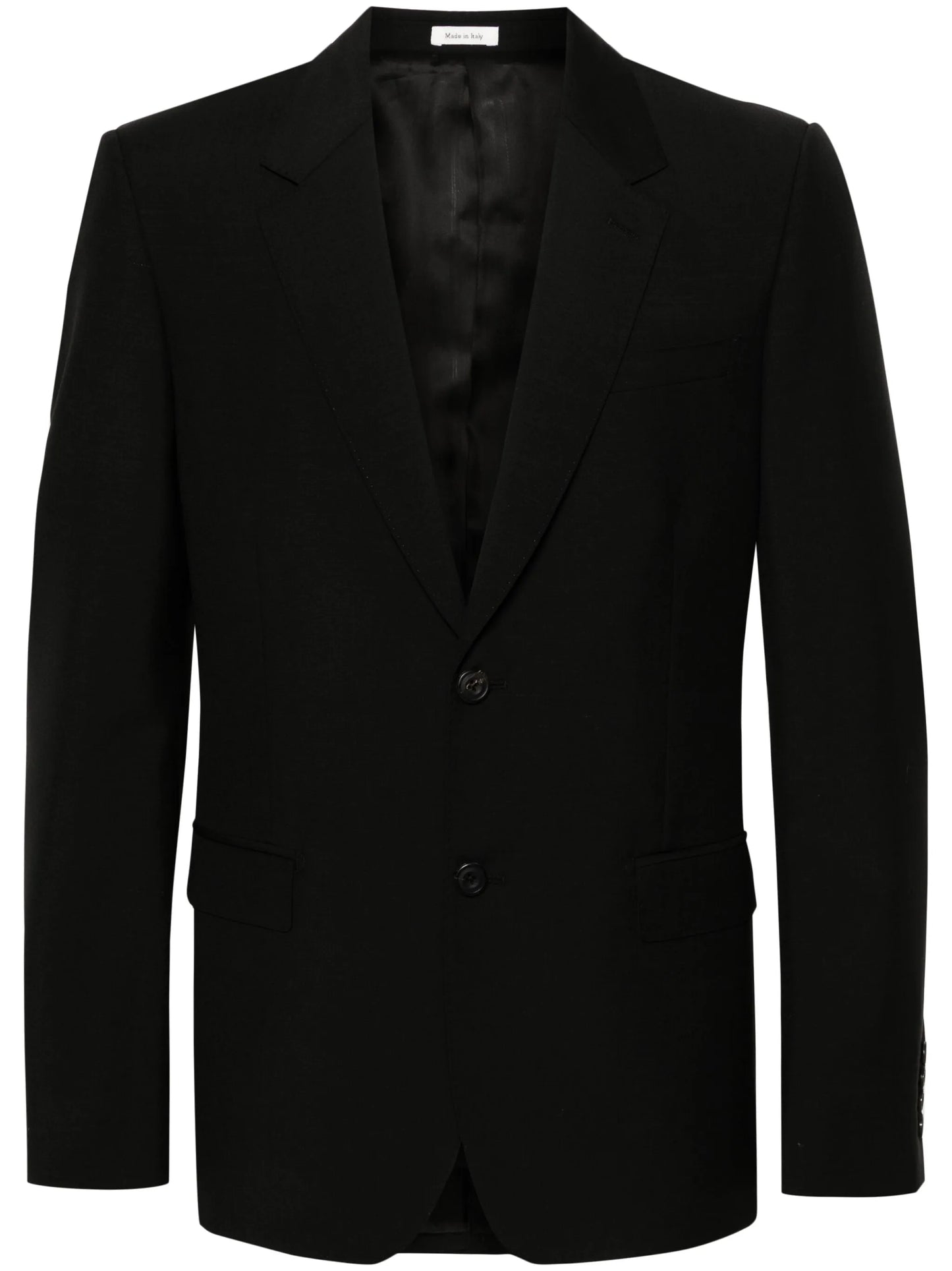 single-breasted suit jacket