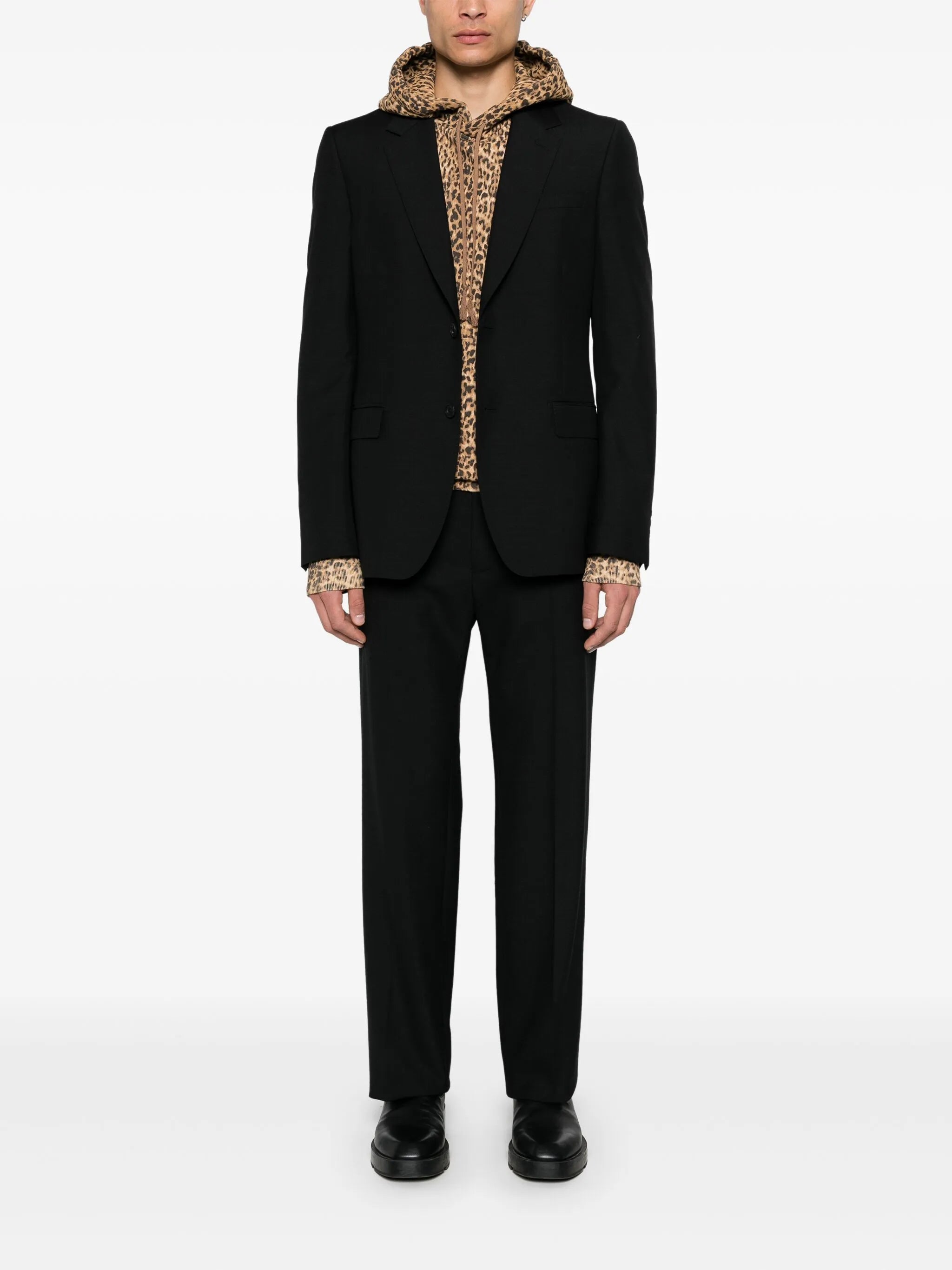 single-breasted suit jacket