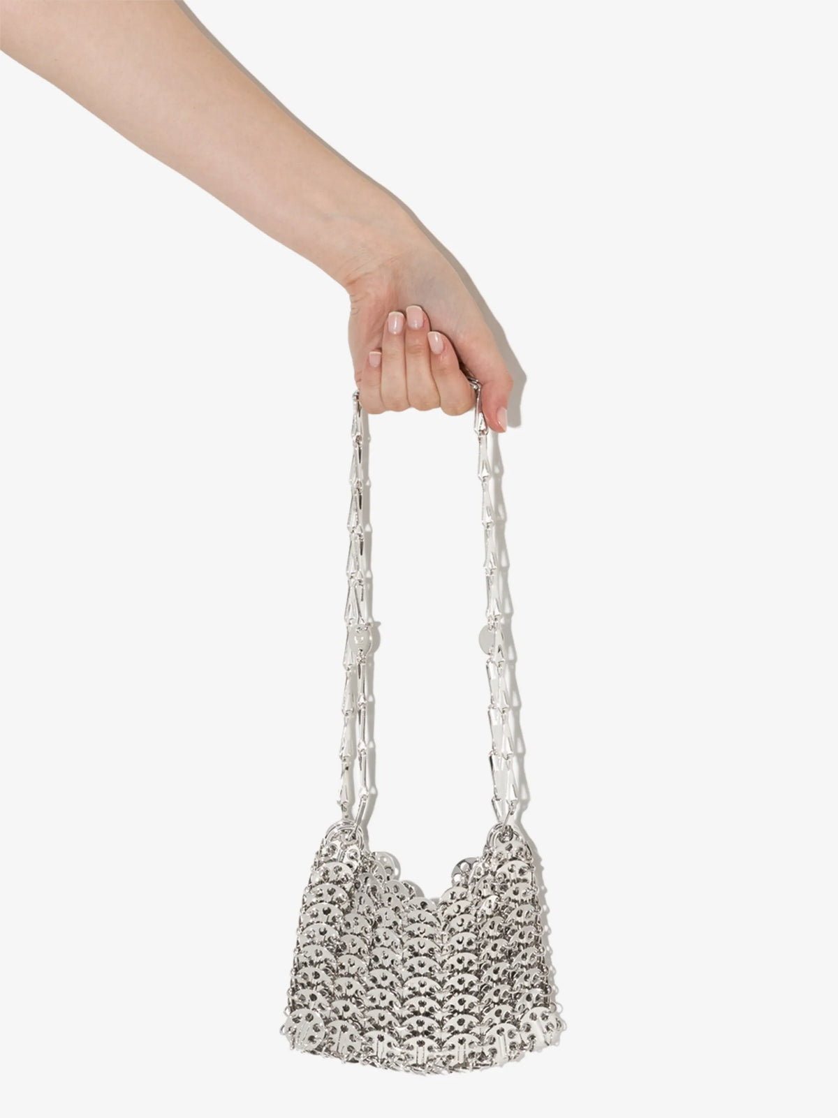 Iconic silver Nano 1969 bag