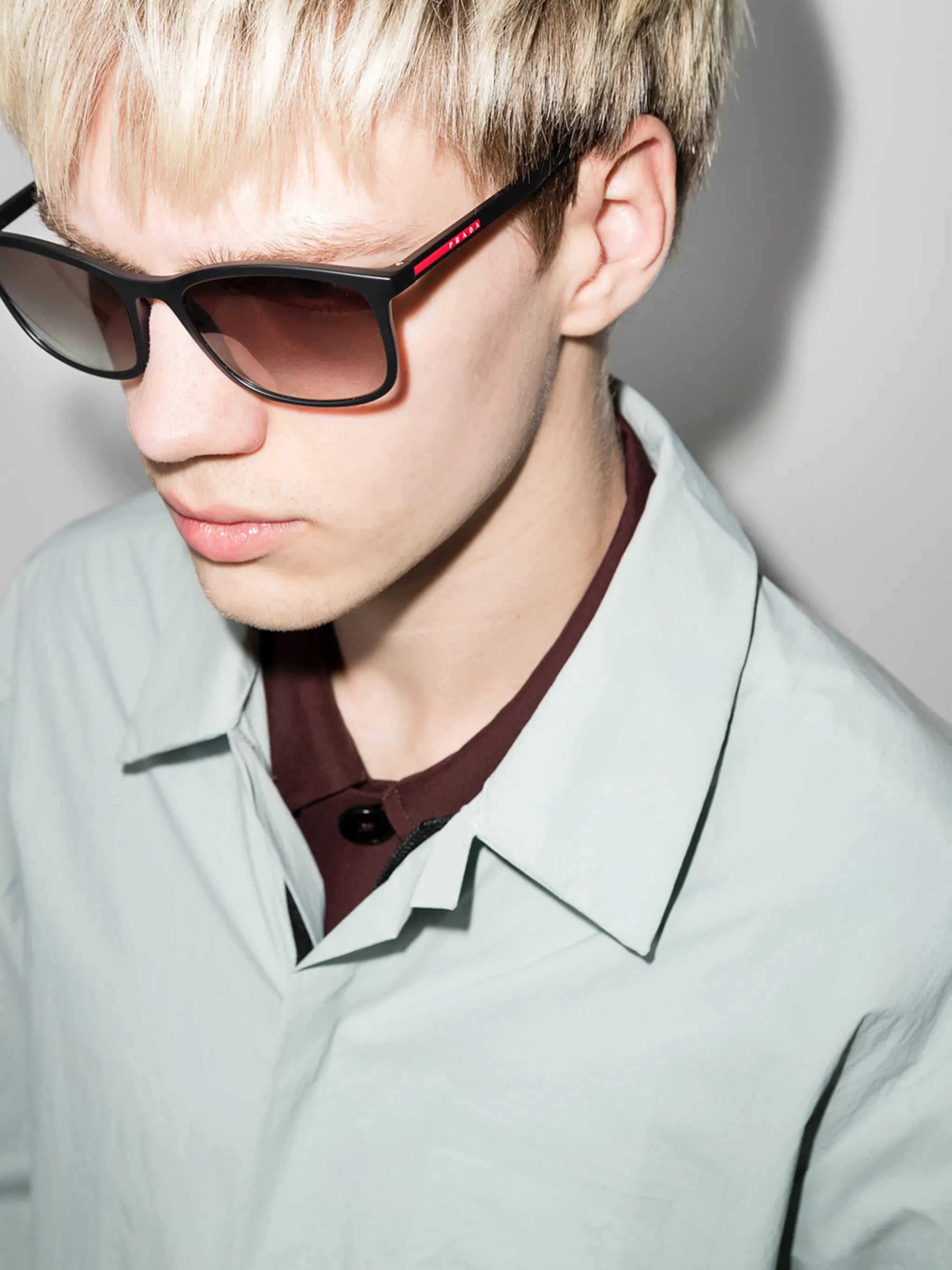 Linea Rossa square-frame sunglasses