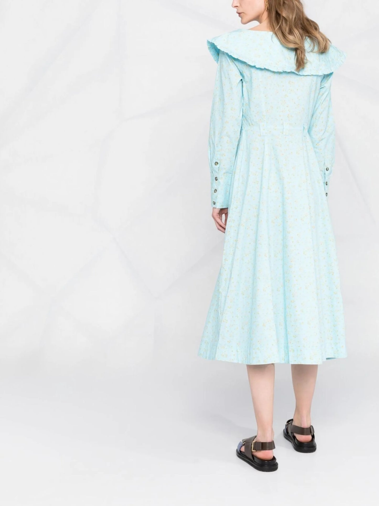 floral print organic cotton dress