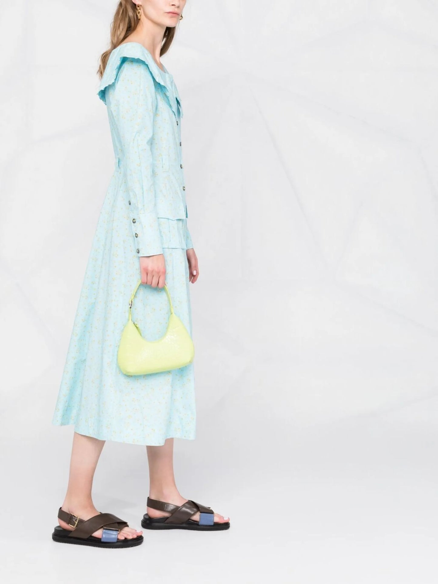 floral print organic cotton dress