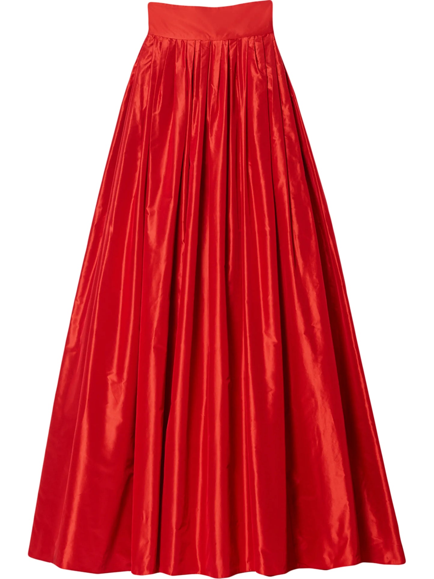 high-waisted gown maxi skirt