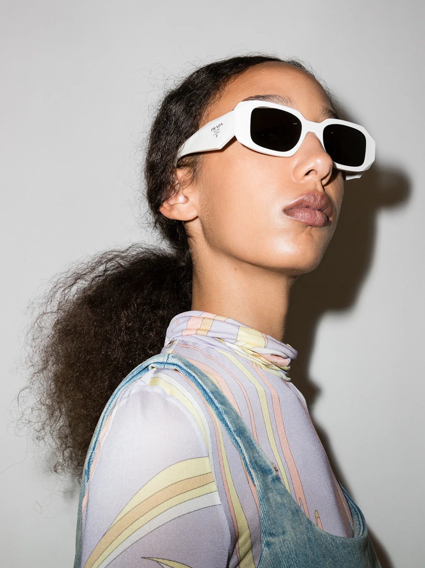 SPR17 geometric-frame sunglasses