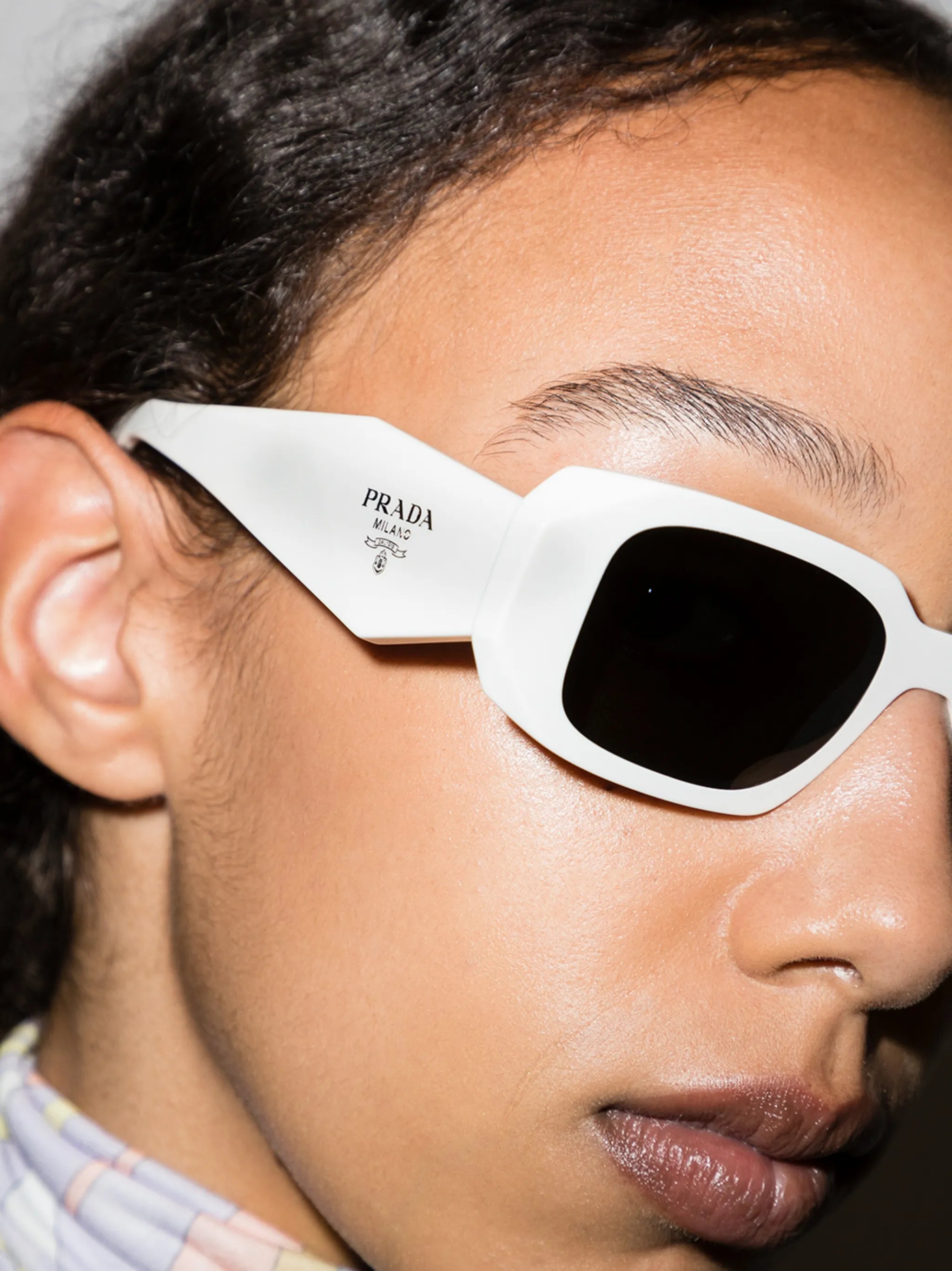 SPR17 geometric-frame sunglasses