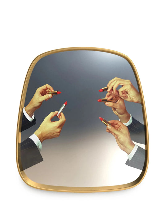 mirror gold frame lipsticks
