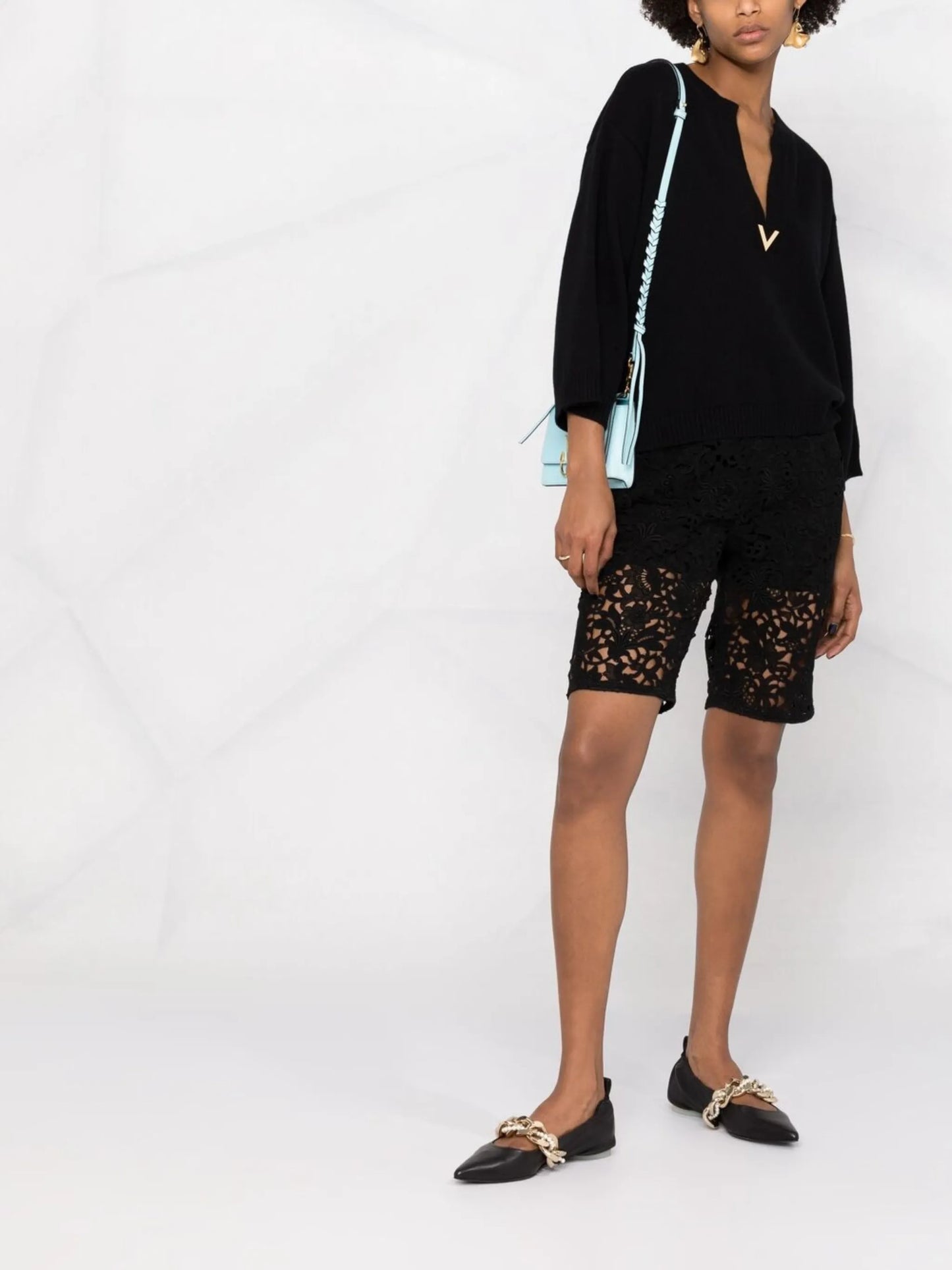 VLOGO cashmere knitted jumper
