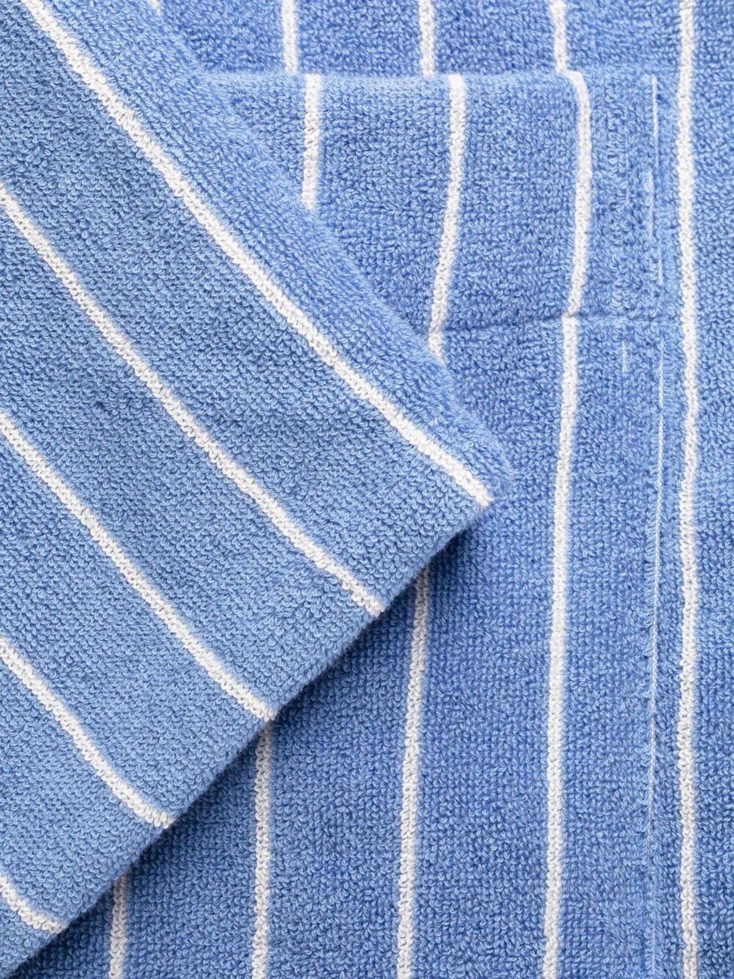stripe-print organic-cotton robe