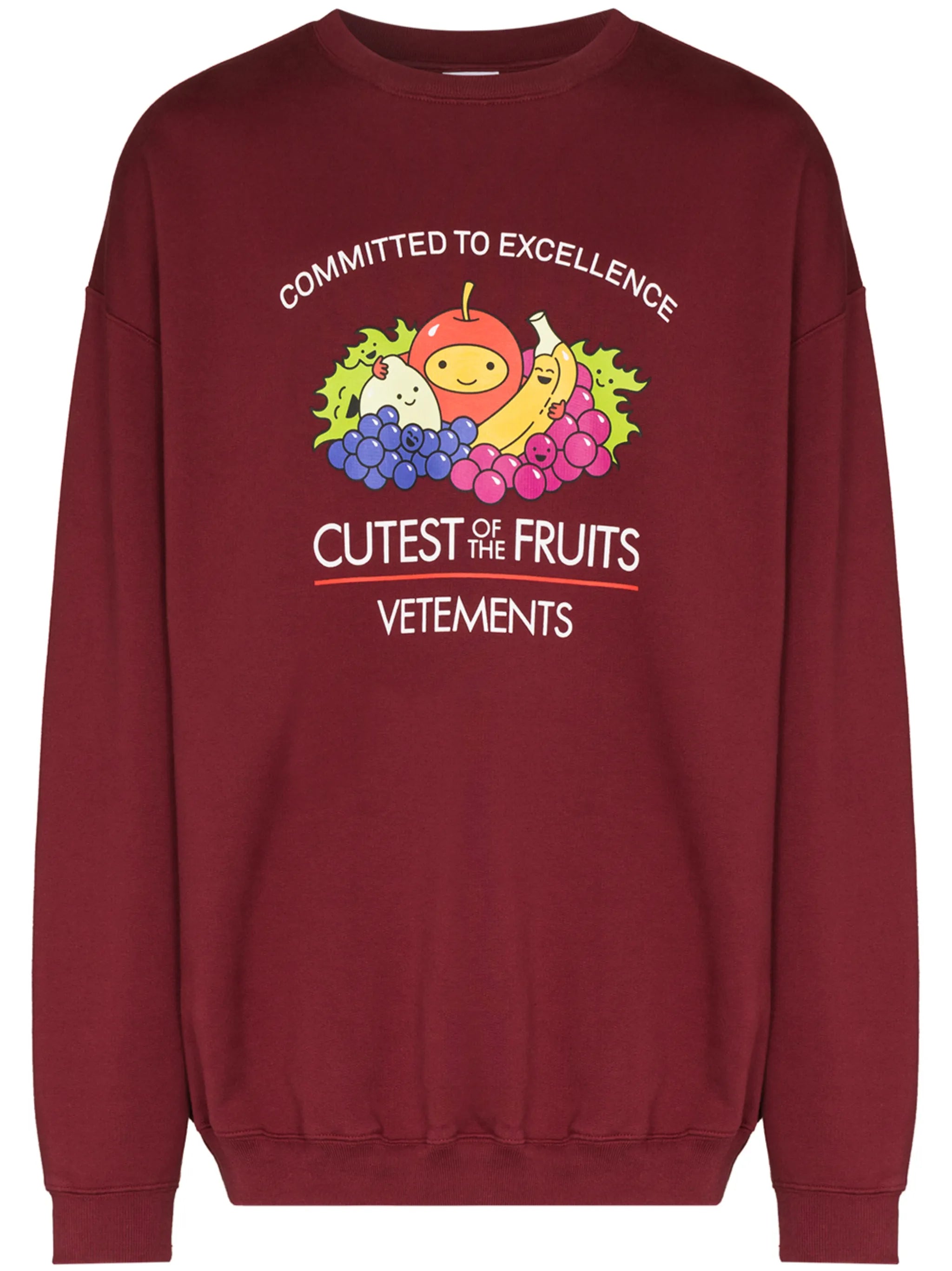 Cutest of the Fruits print sweatshirt