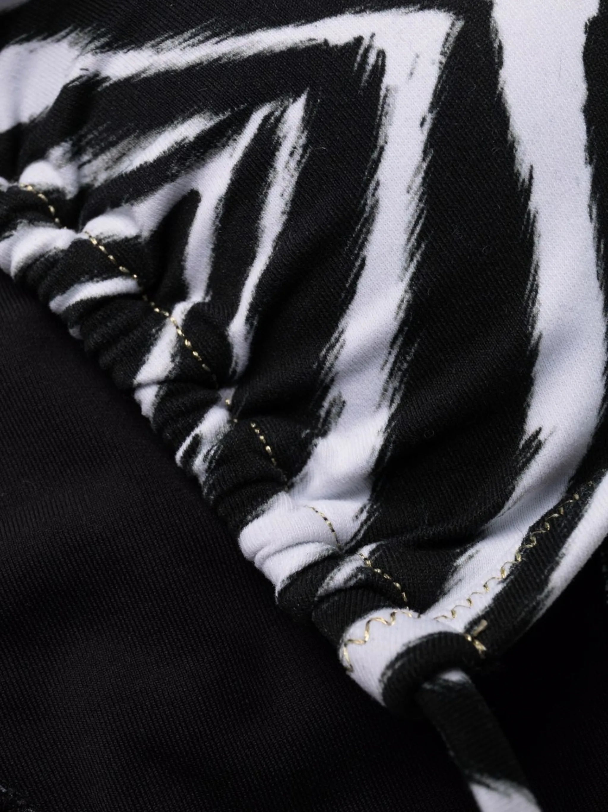 zebra-print bikini