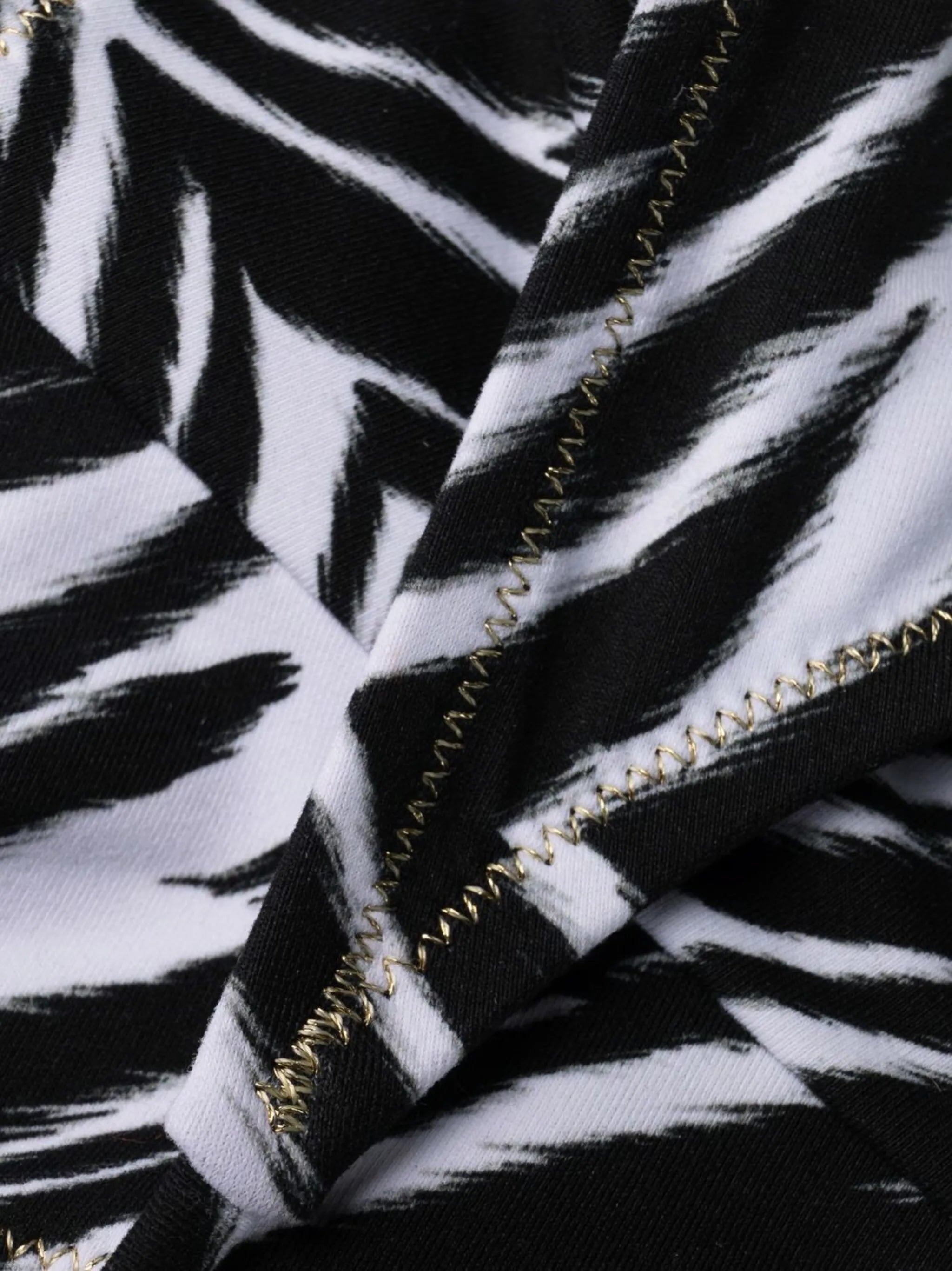 zebra-print bikini
