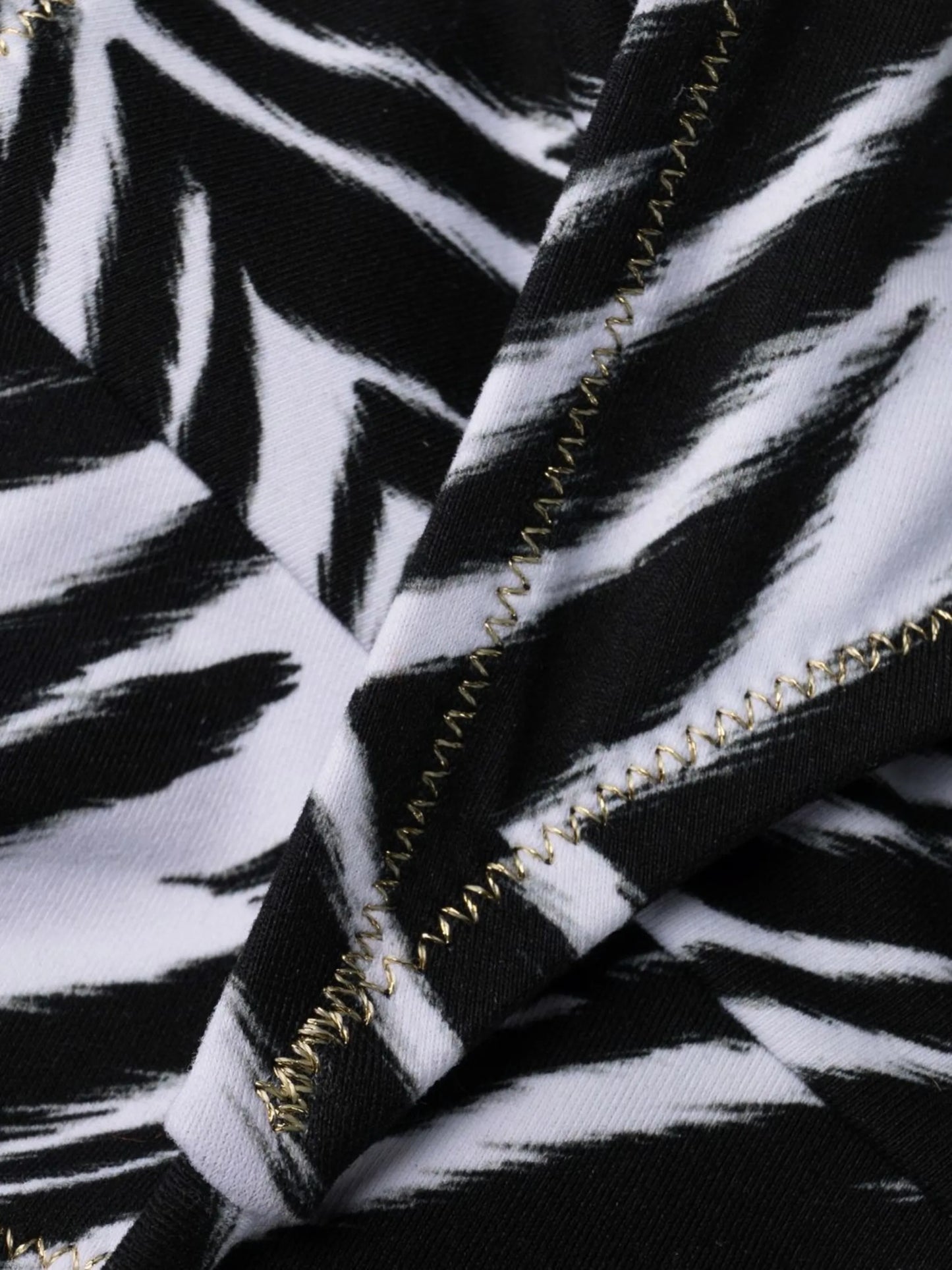 zebra-print bikini