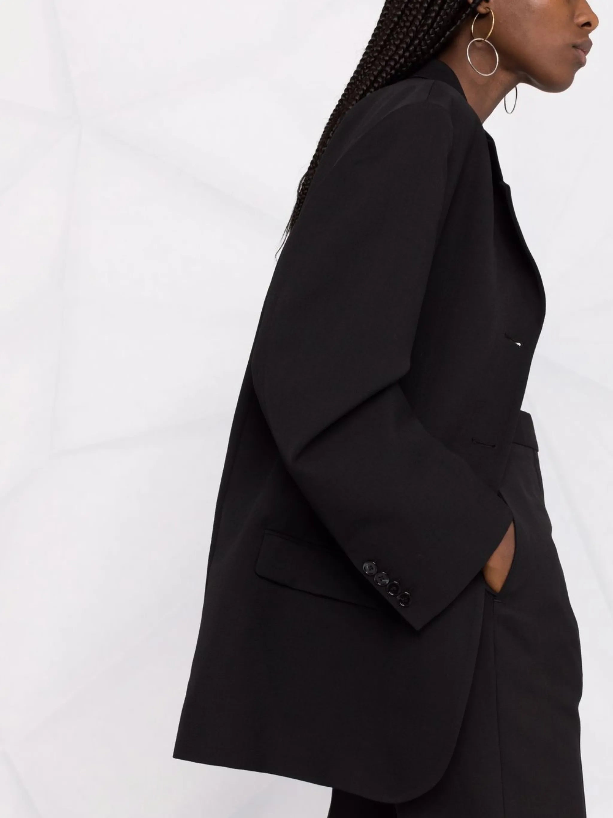 single-breasted blazer