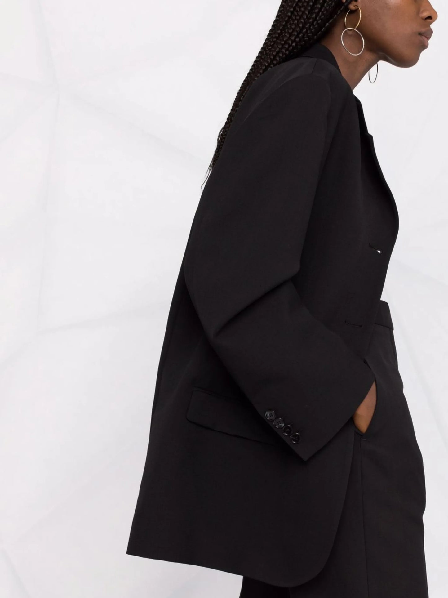 single-breasted blazer