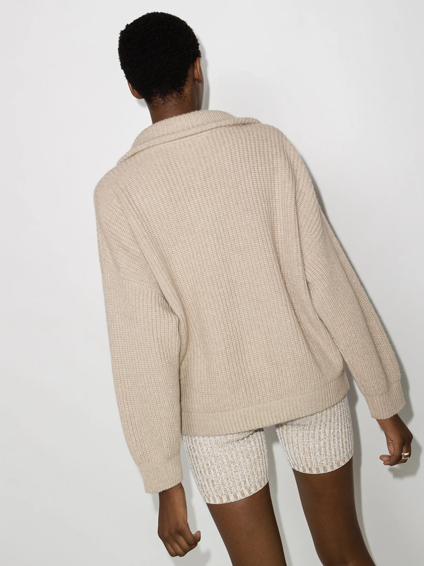 Mella zip through cardigan