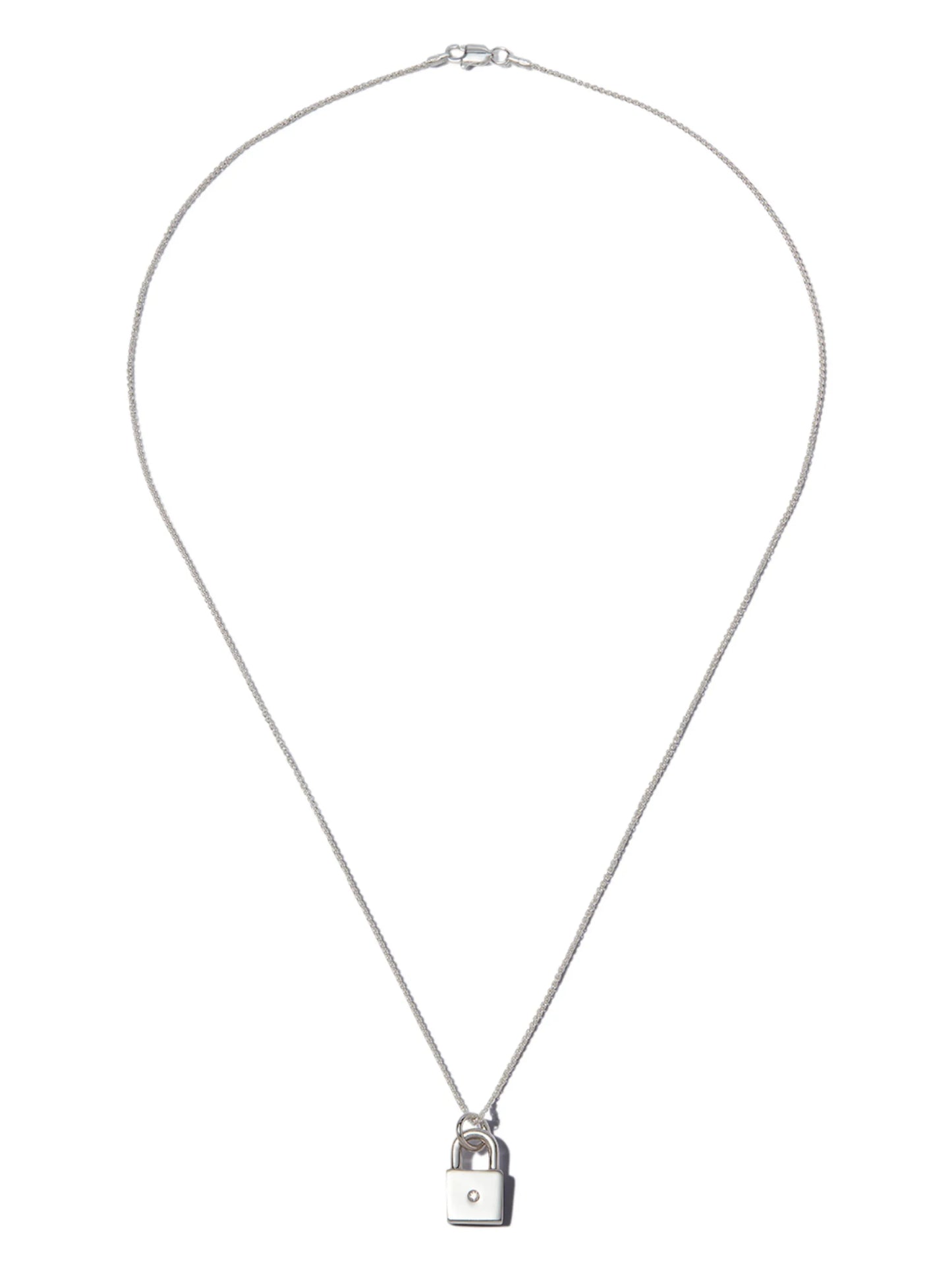 Padlock pendant necklace