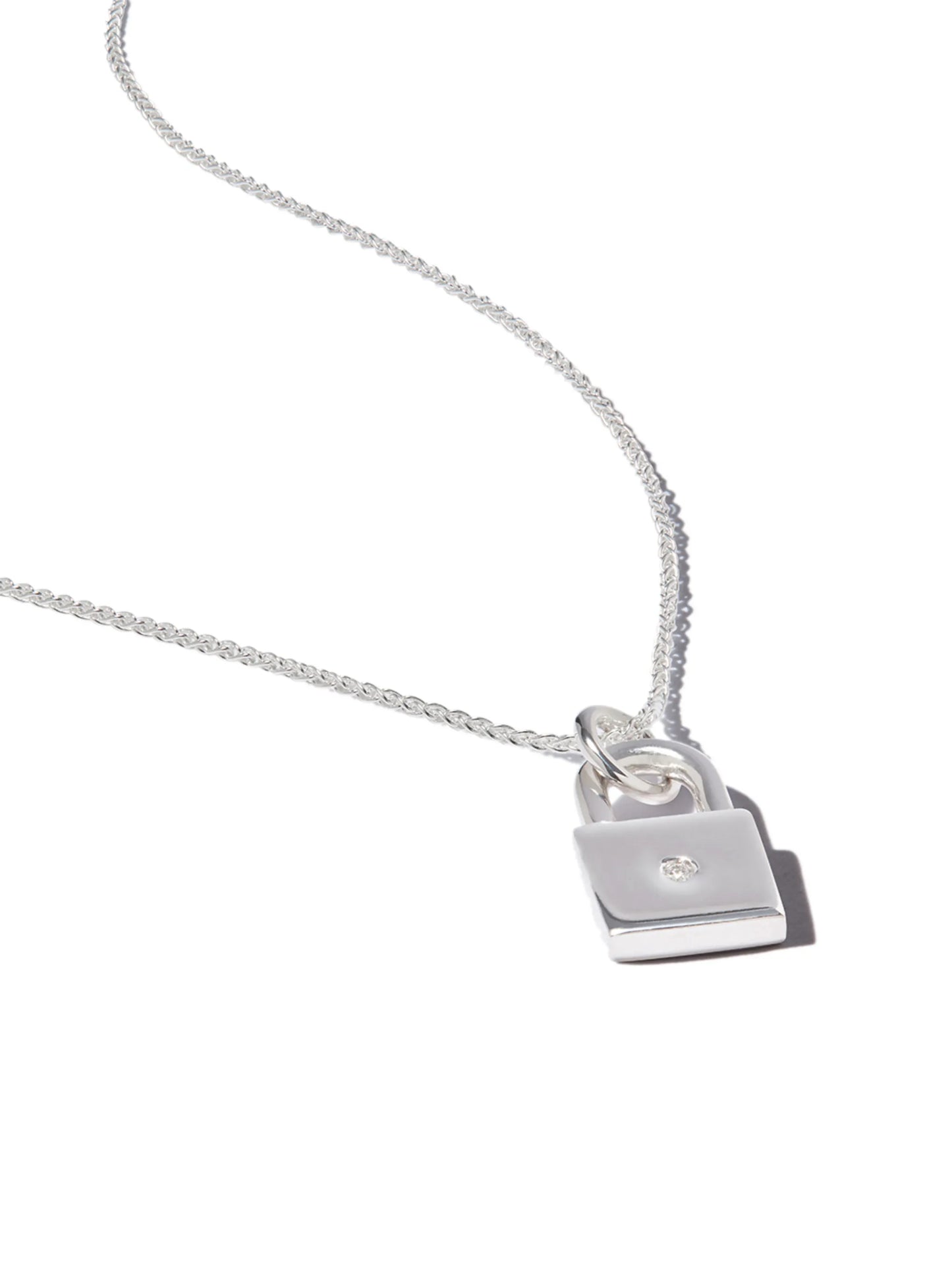 Padlock pendant necklace