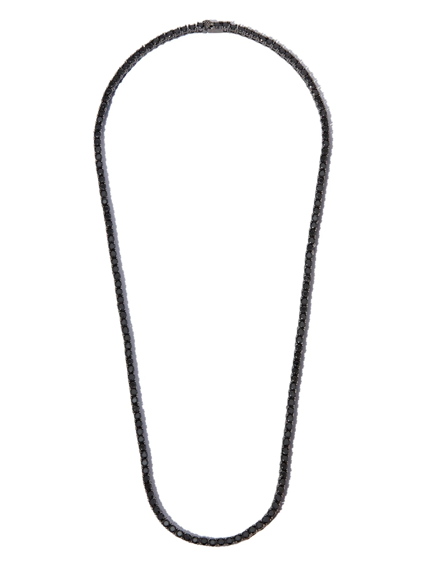 crystal tennis necklace