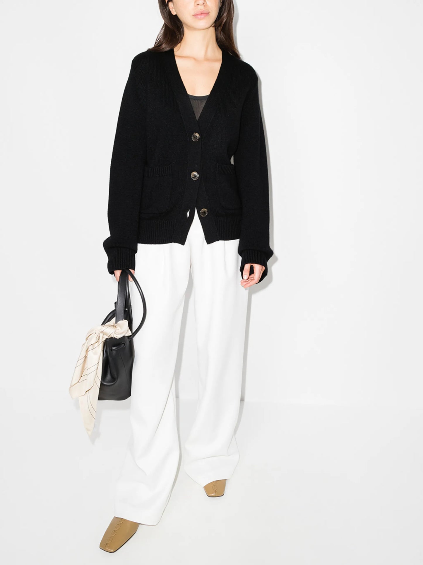 Davvi oversized V-neck cardigan